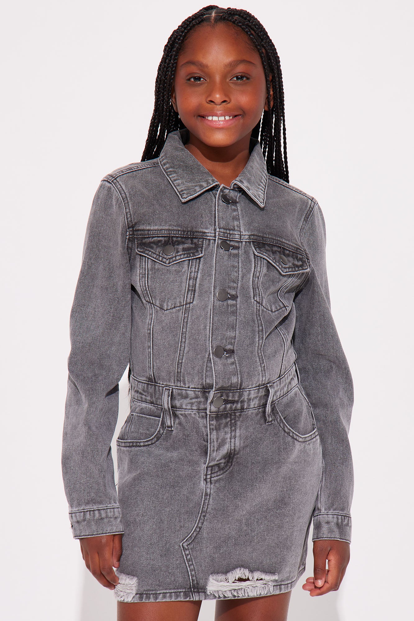 Mini Adriana Denim Mini Dress