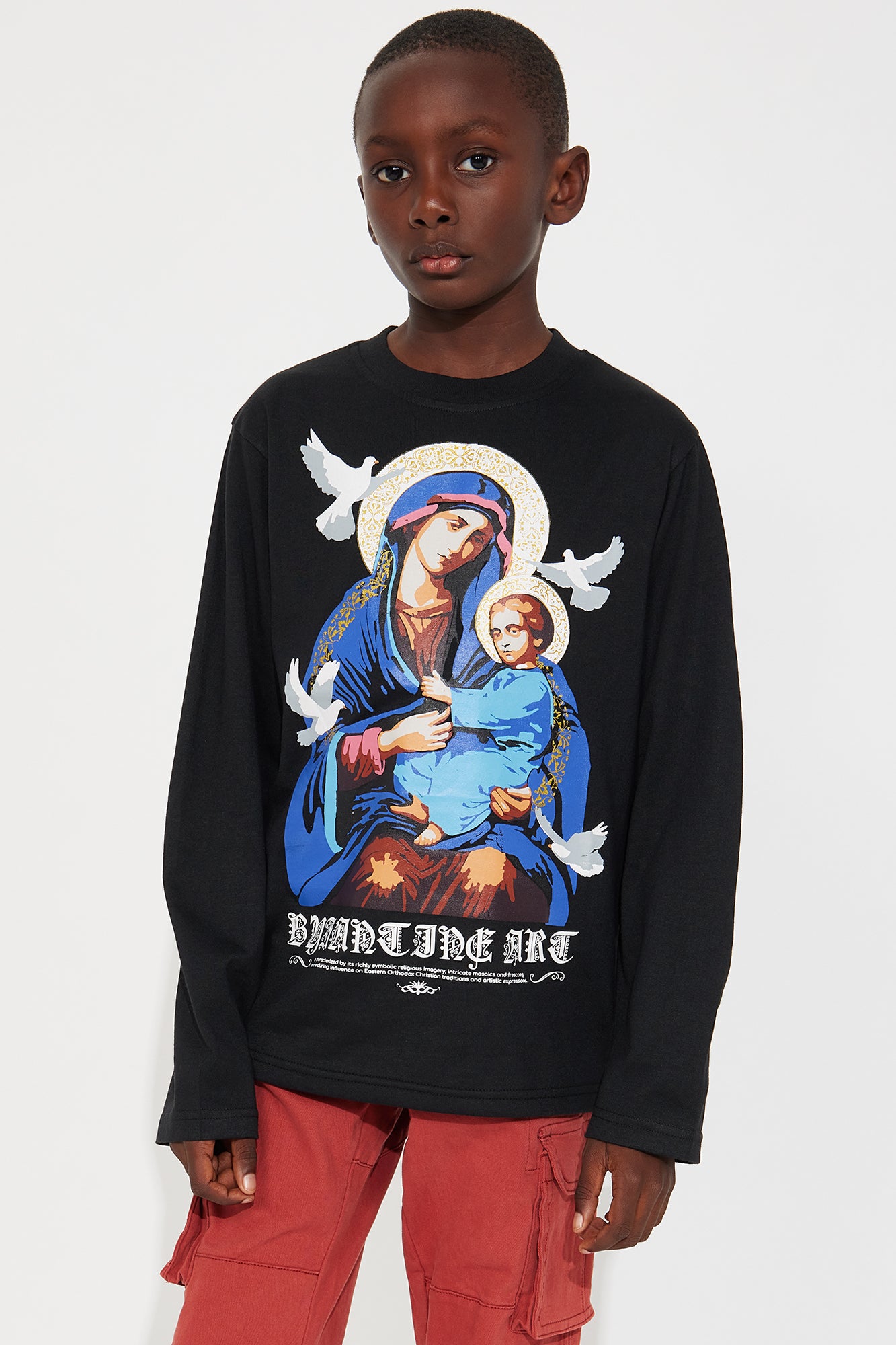 Mini Heavenly Doves Long Sleeve Tee