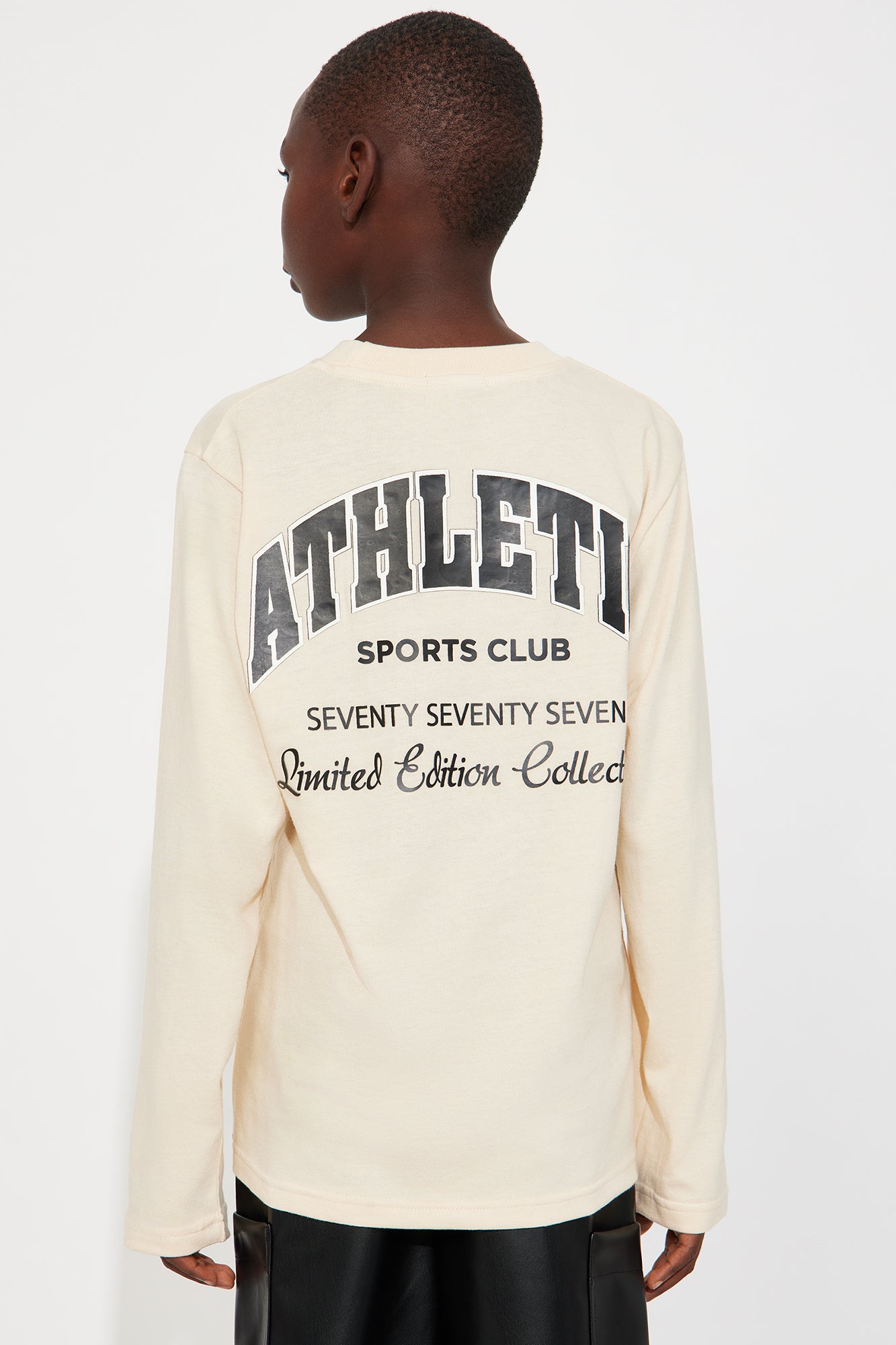 Mini 777 Athletic Front/Back Long Sleeve Tee