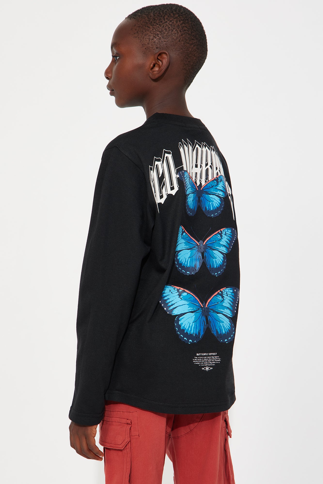 Mini Eco Warriors Front/Back Long Sleeve Tee