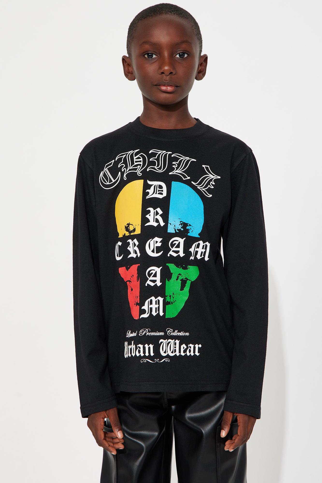 Mini Chill Dream Cream Urban Wear Long Sleeve Tee