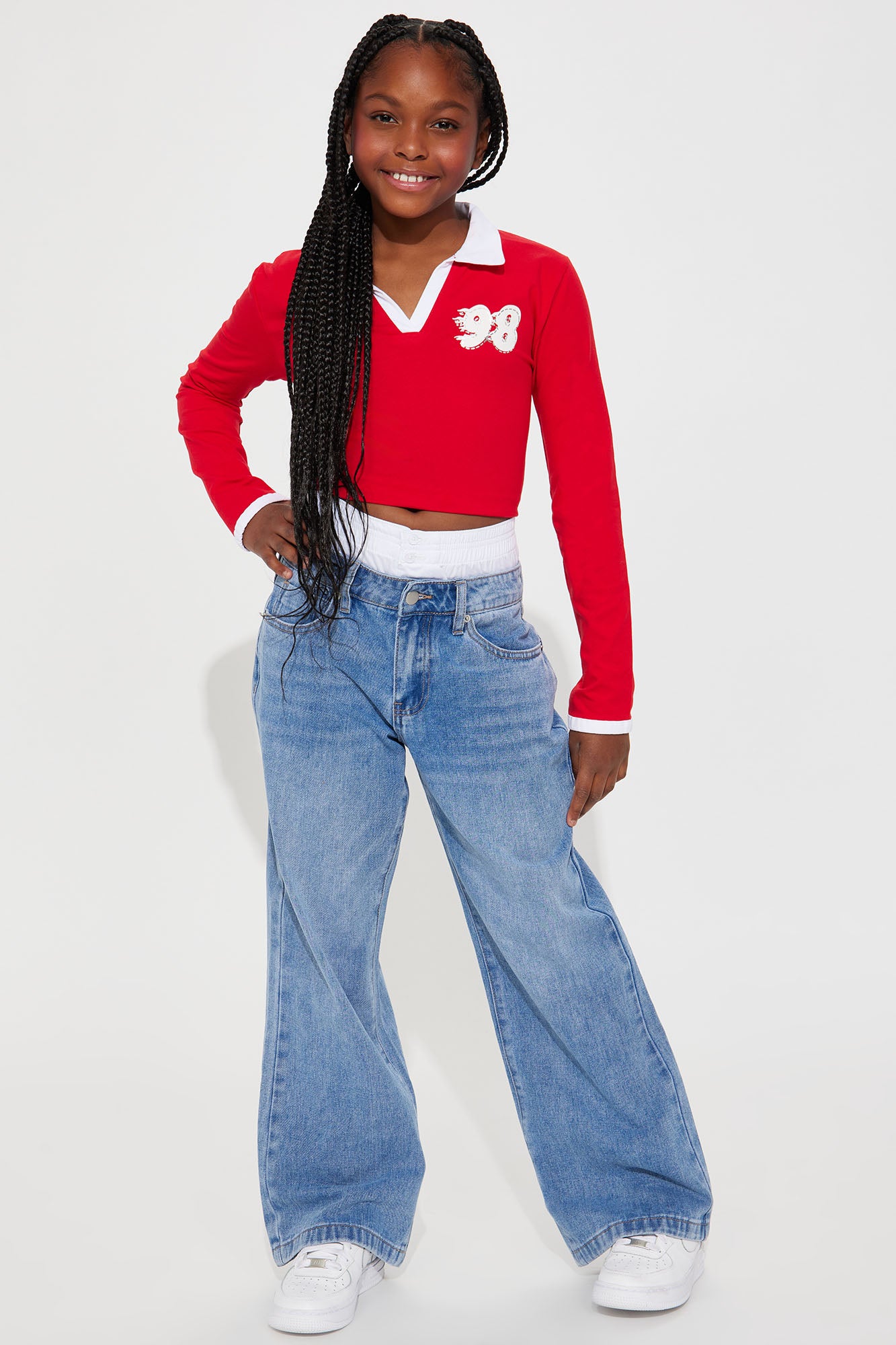 Mini Aaliyah Boxer Baggy Jeans