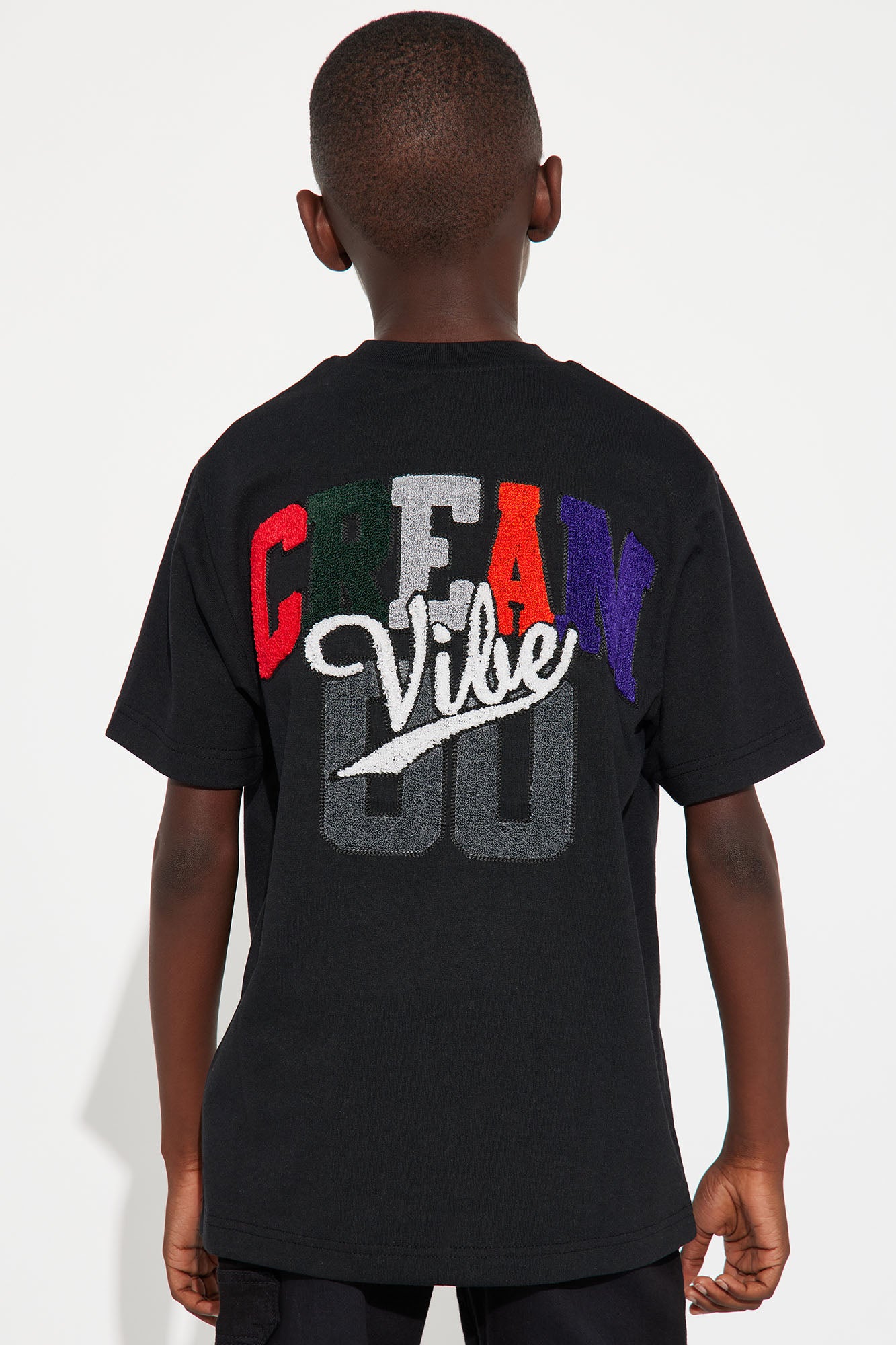 Mini Cream Vibe Print T-Shirt