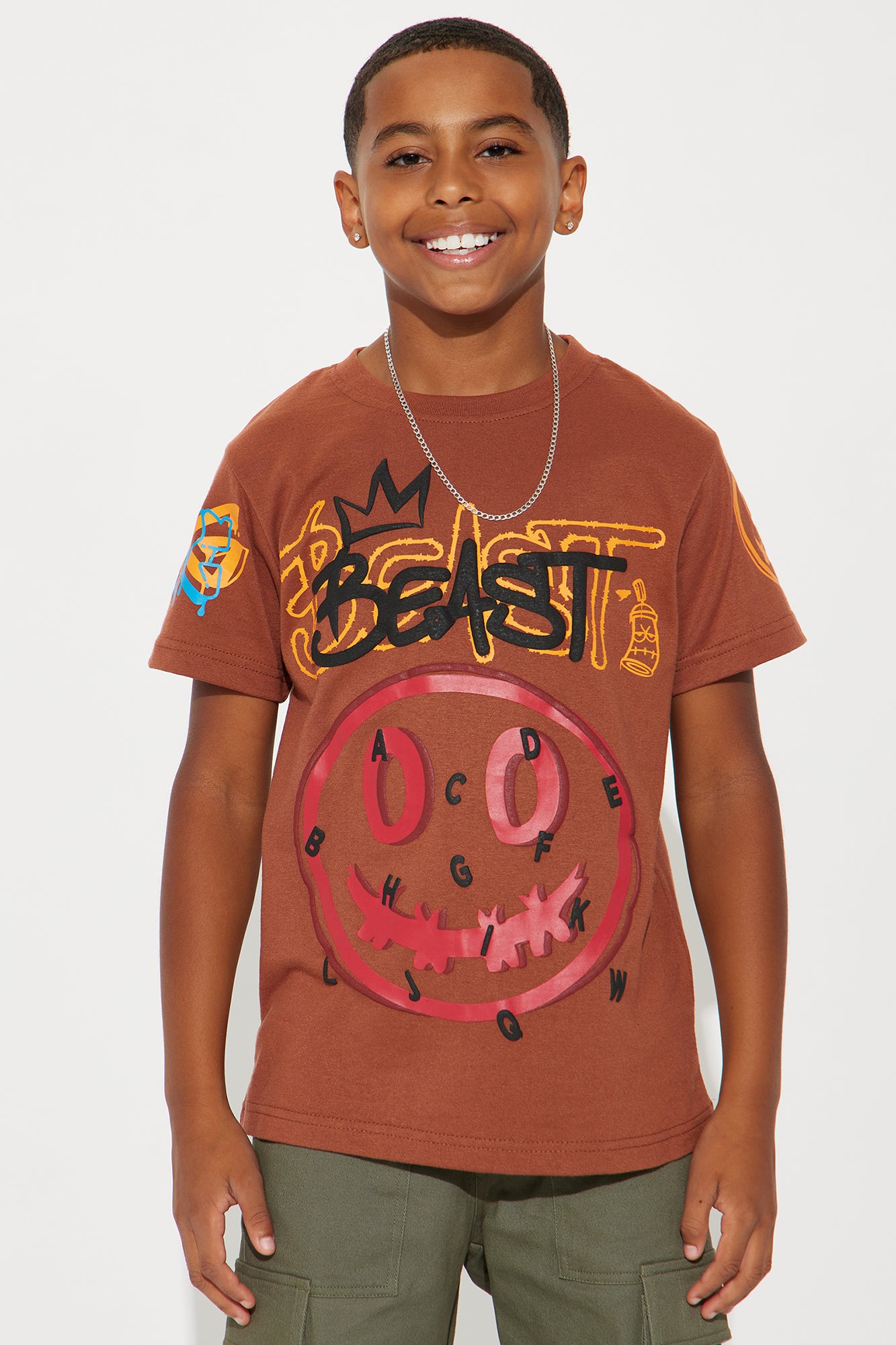 Mini Beast Mode Print T-Shirt