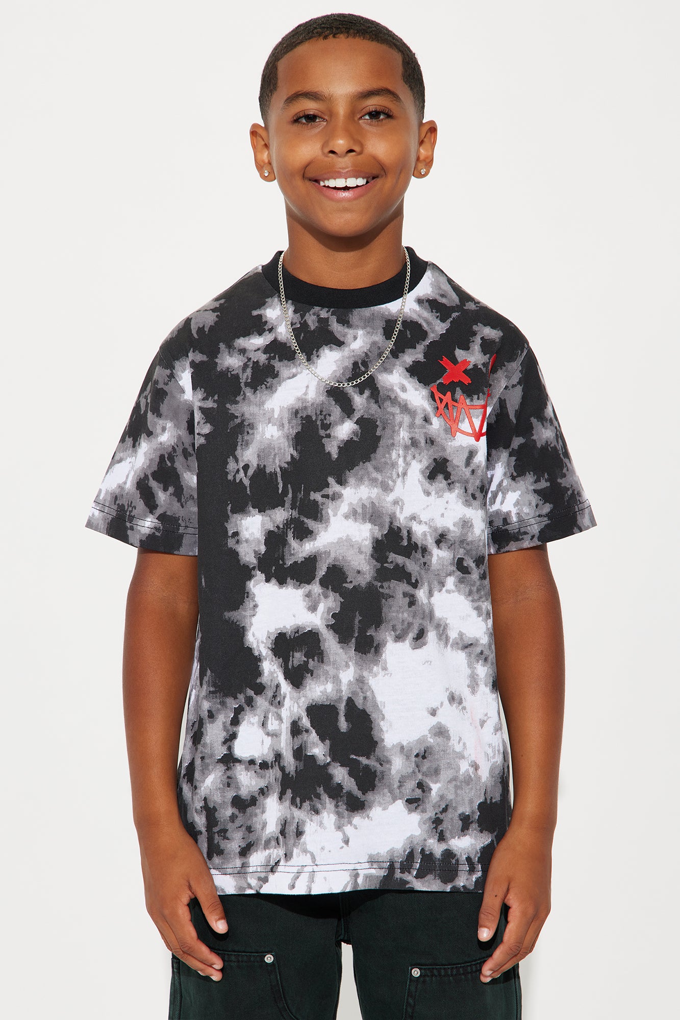 Mini Smiley Tye Die Print T-Shirt