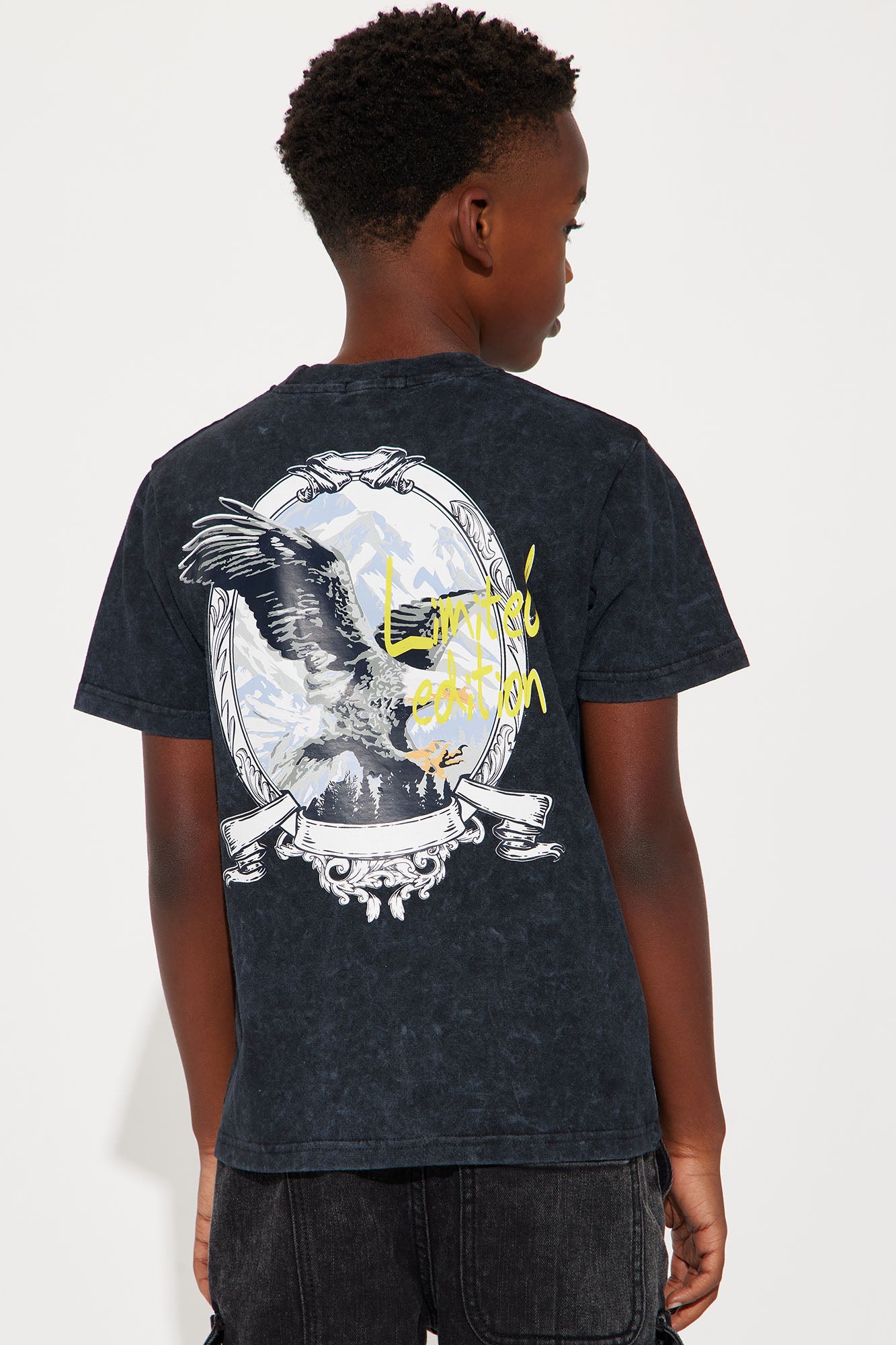 Mini Limited Edition Eagle Front/Back Short Sleeve Tee