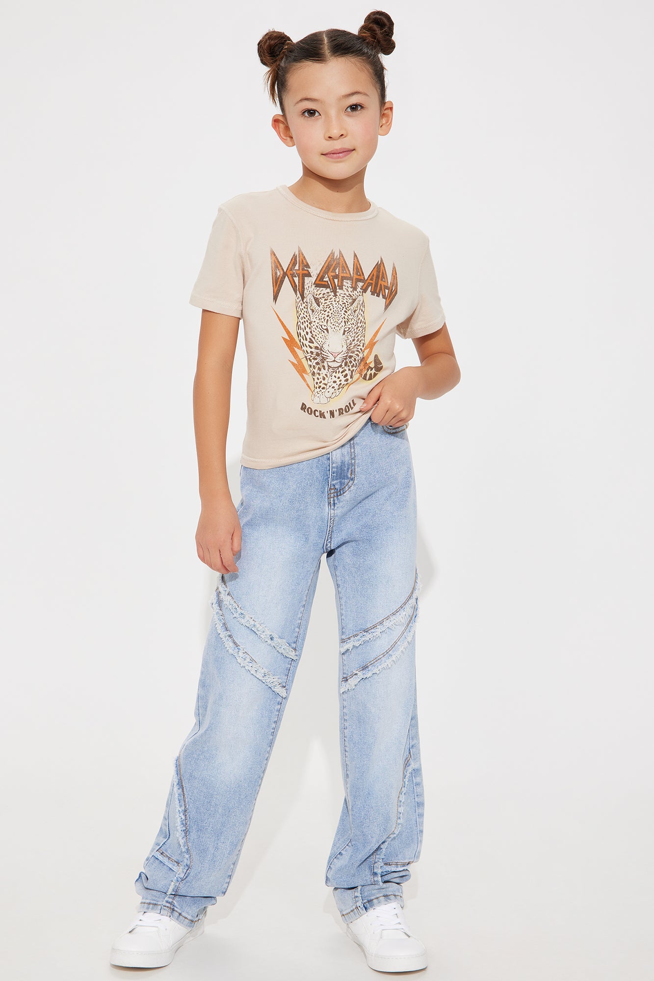 Mini Amy Fray Detail Jeans