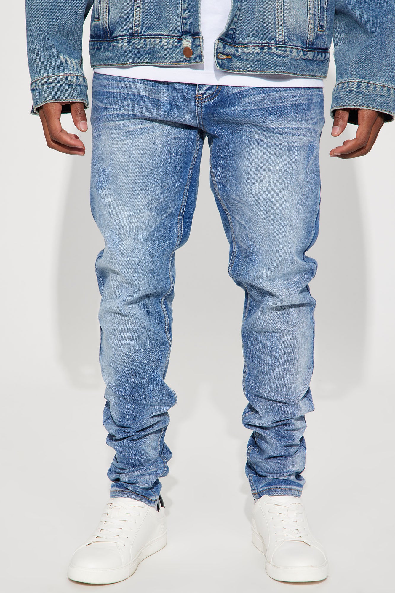 Pristine Stacked Skinny Jeans