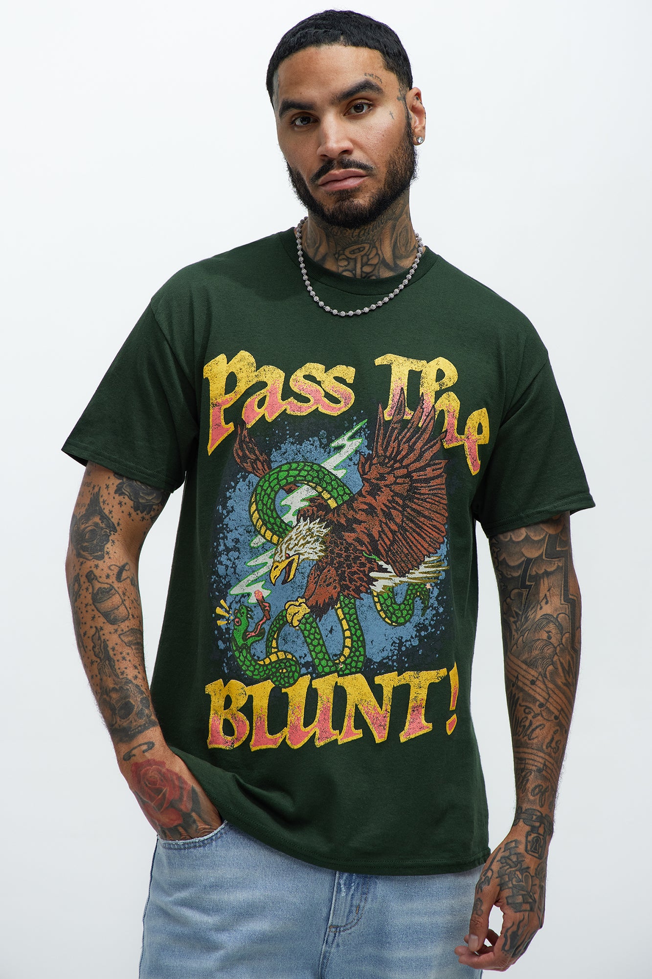 Pass The Blunt Short Sleeve Tee