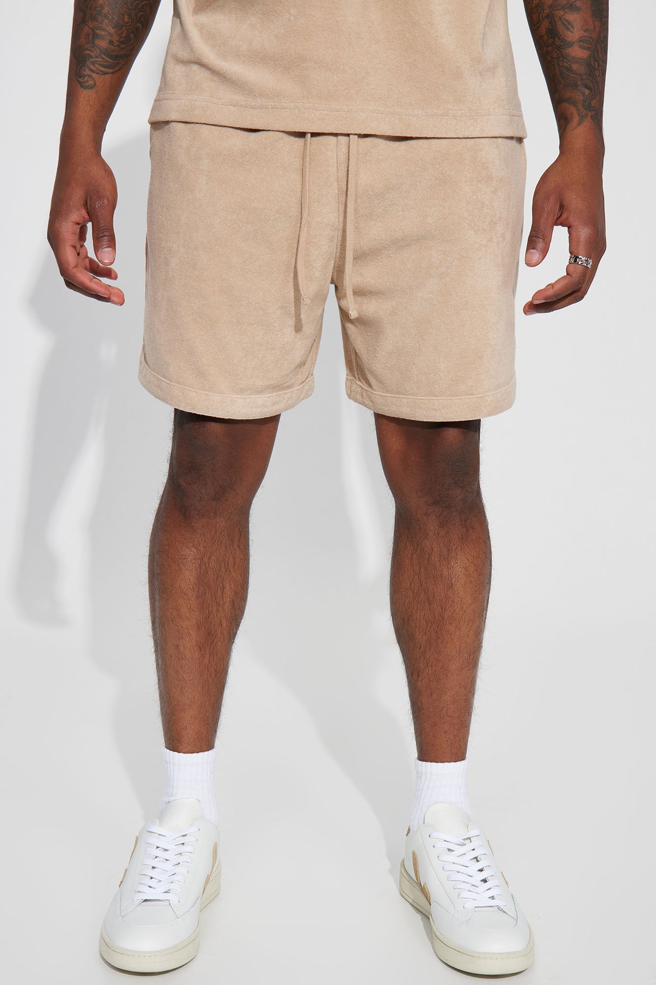 Dipped Terry Knit Shorts