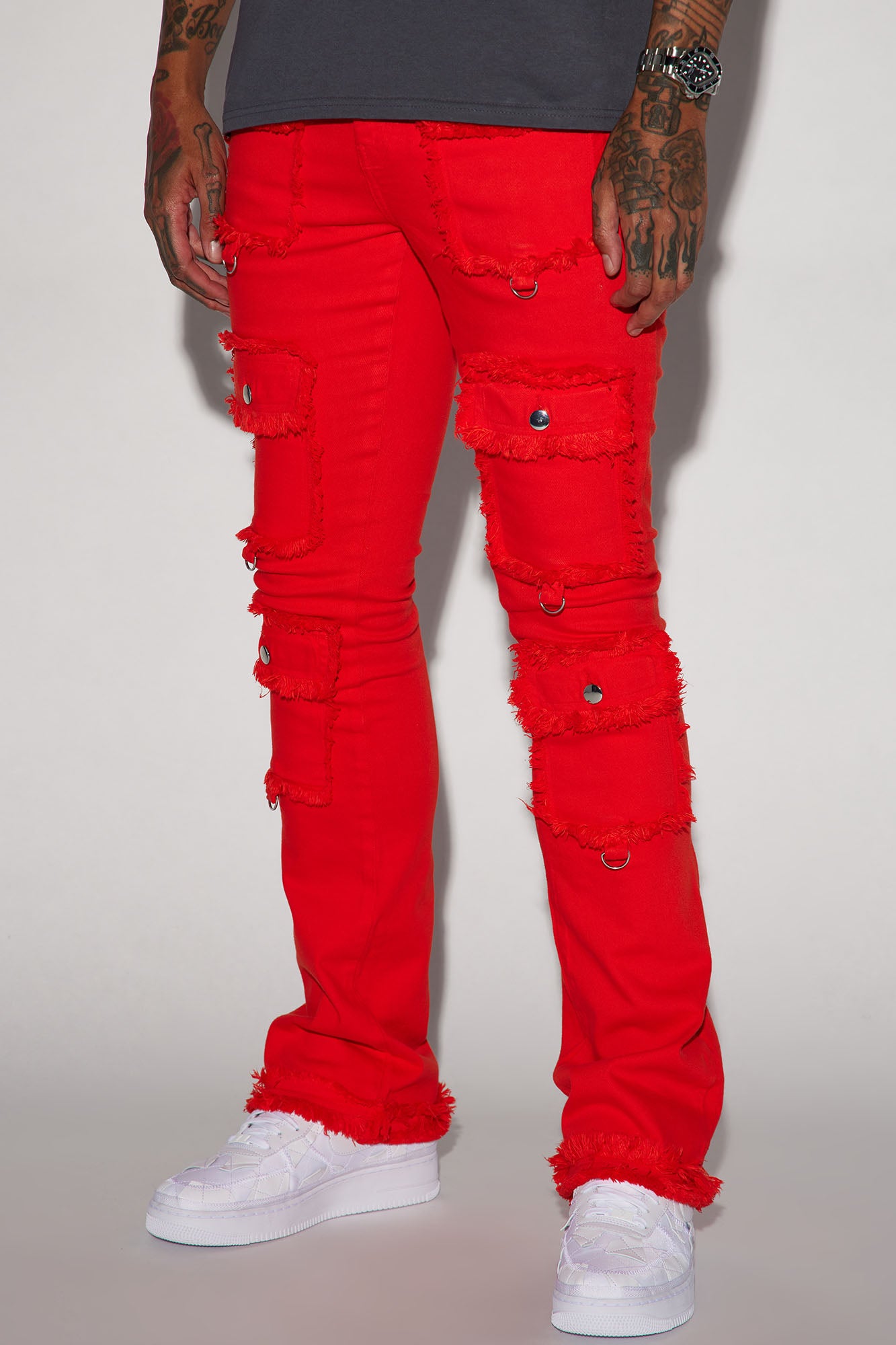 Fit Check Stacked Skinny Flared Pants