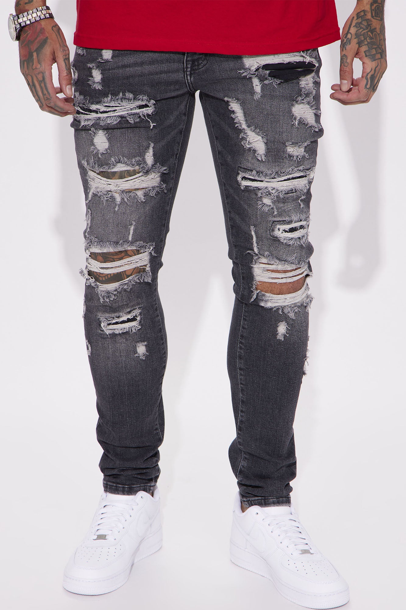 Ready To Unwind Stacked Skinny Jeans