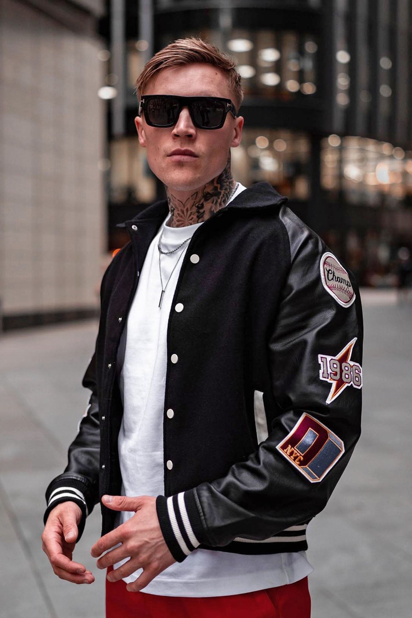 All Around The World Varsity Jacket