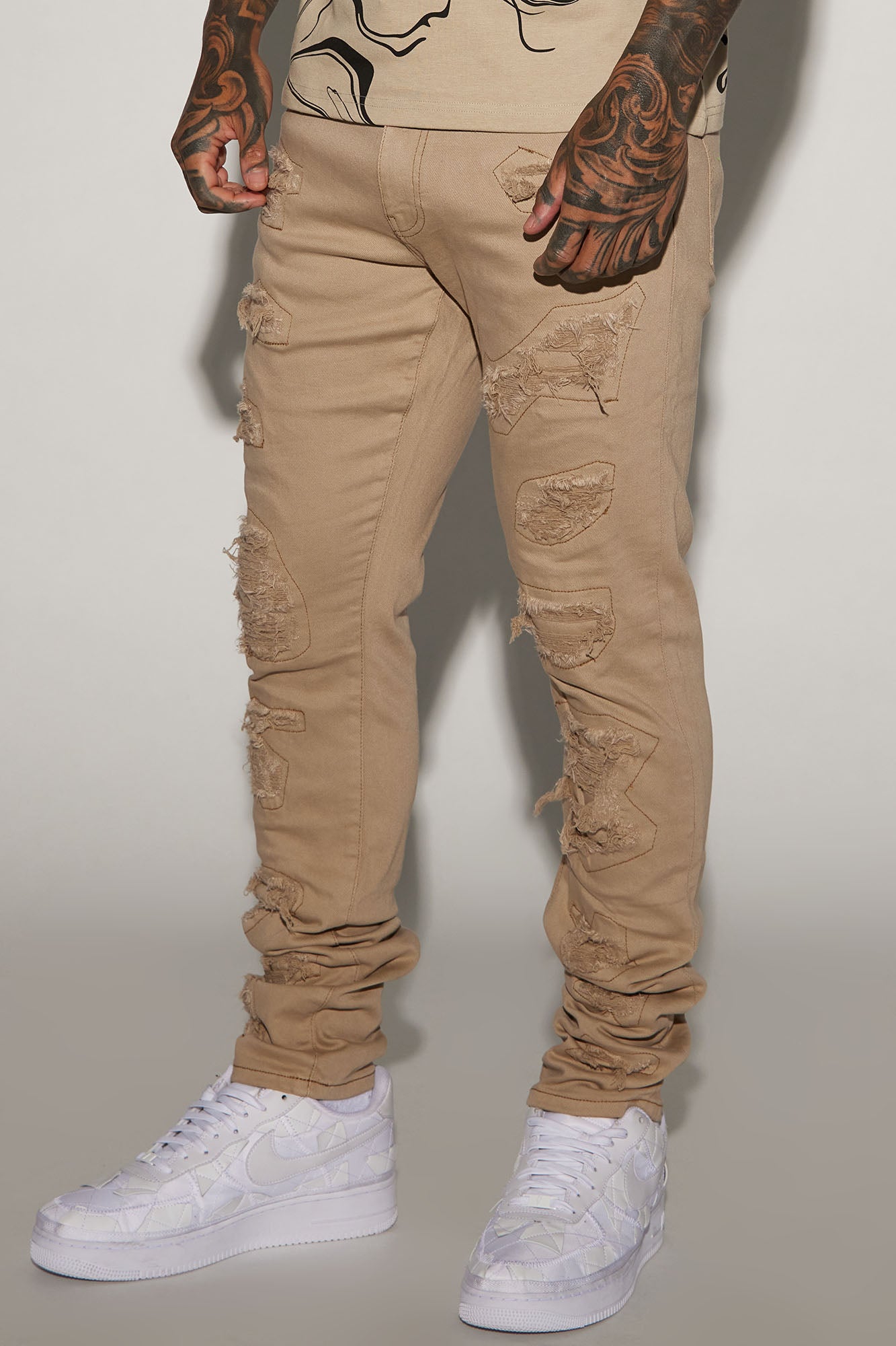 High Key Stacked Skinny Jeans