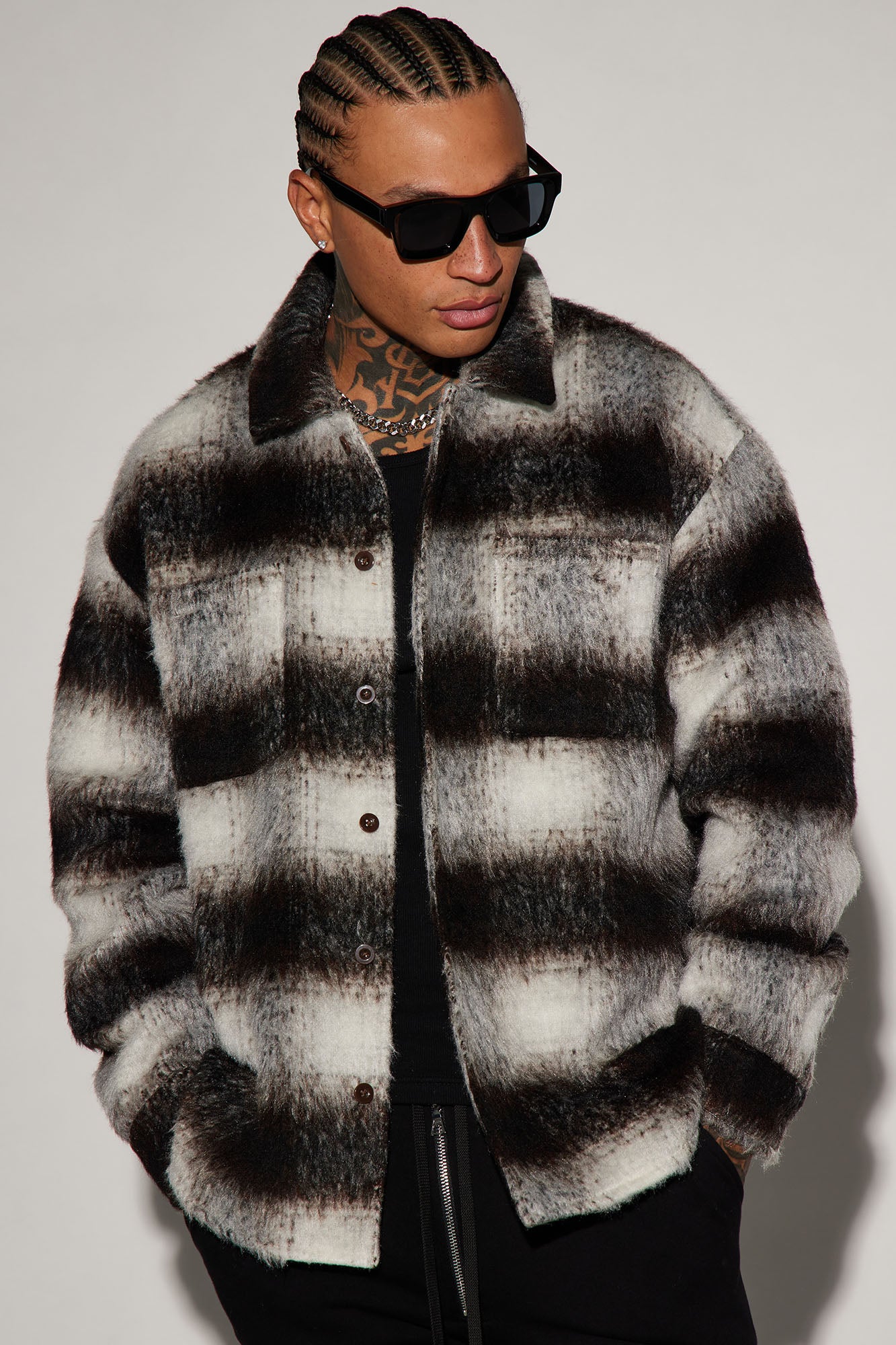 Move Up Plaid Shacket