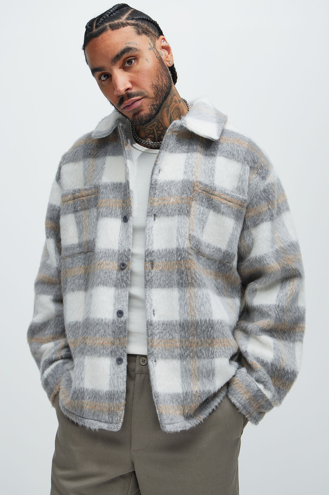 Move Up Plaid Shacket