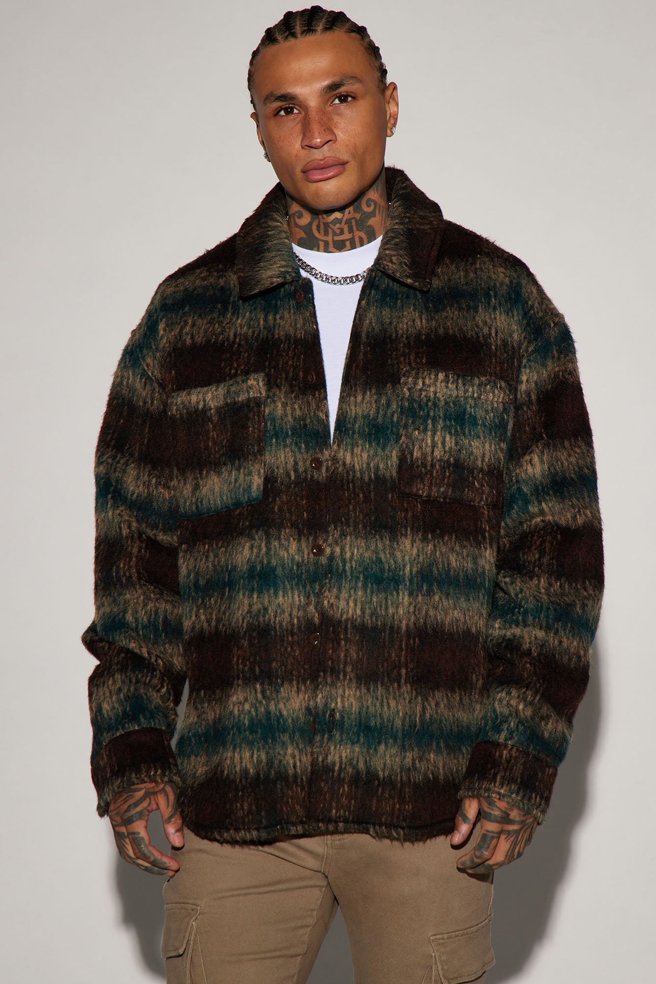 Move Up Plaid Shacket