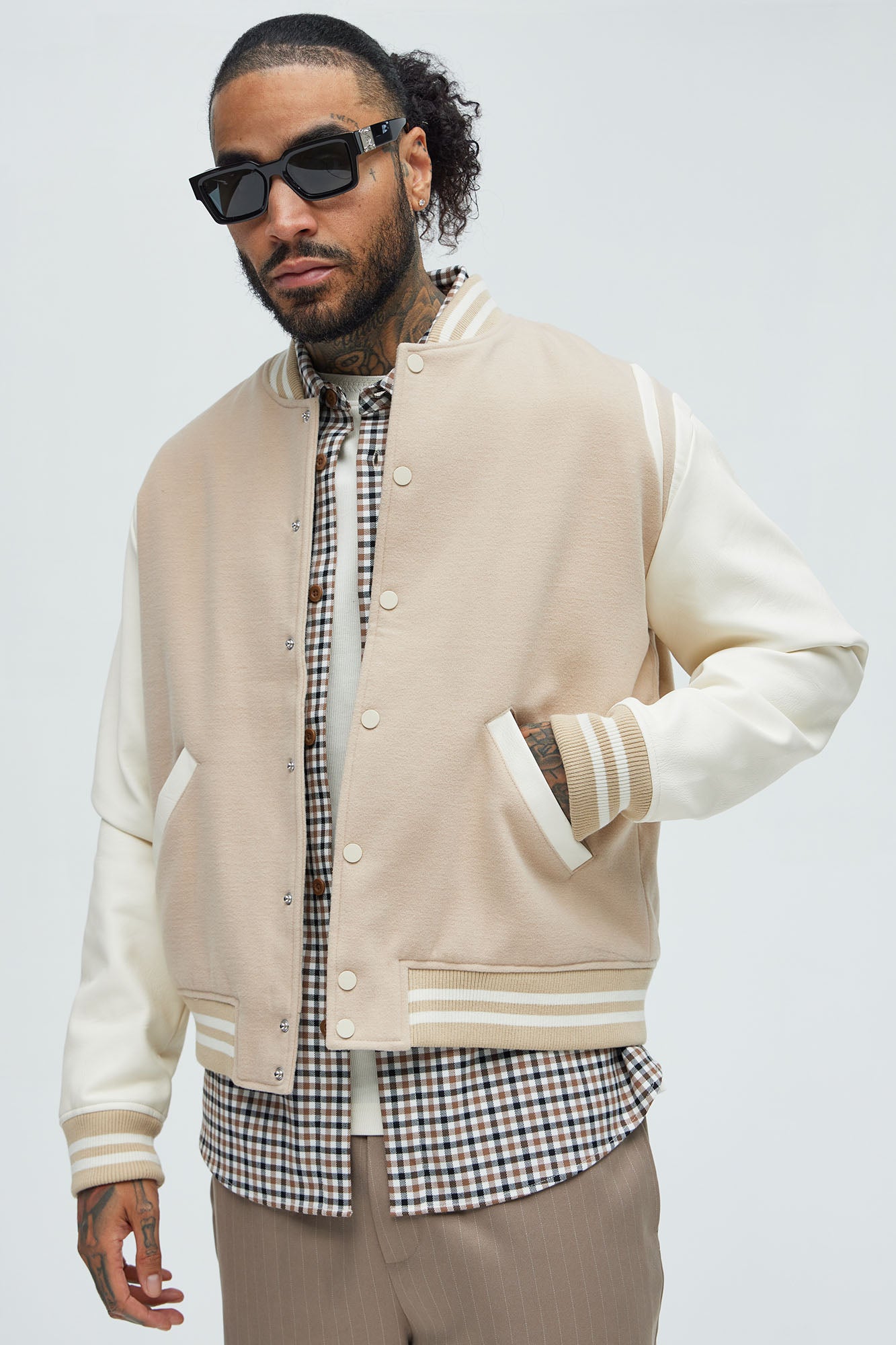 Shoulder Varsity Jacket