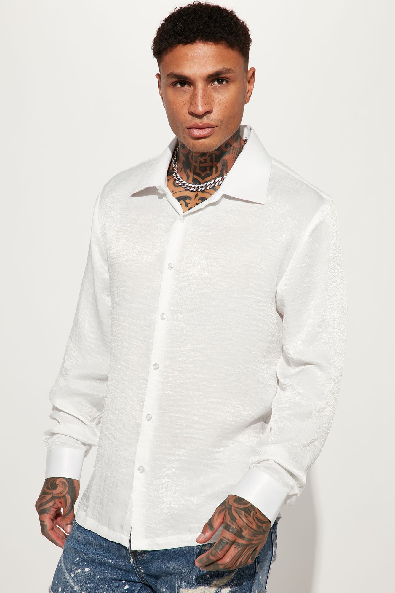 Time To Shine Long Sleeve Button Up Shirt
