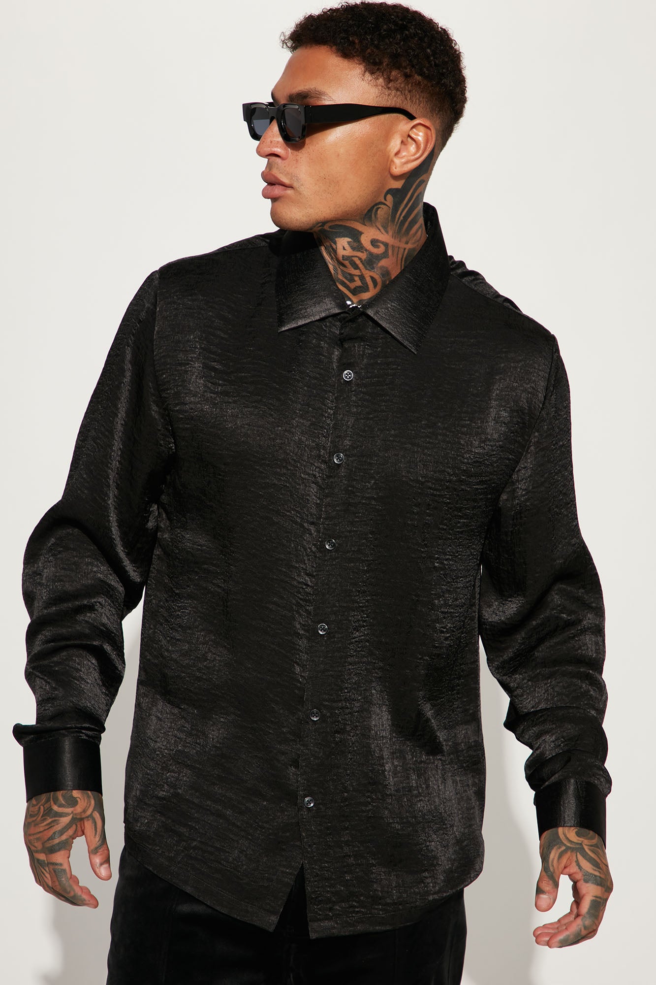 Currency Long Sleeve Button Up Shirt