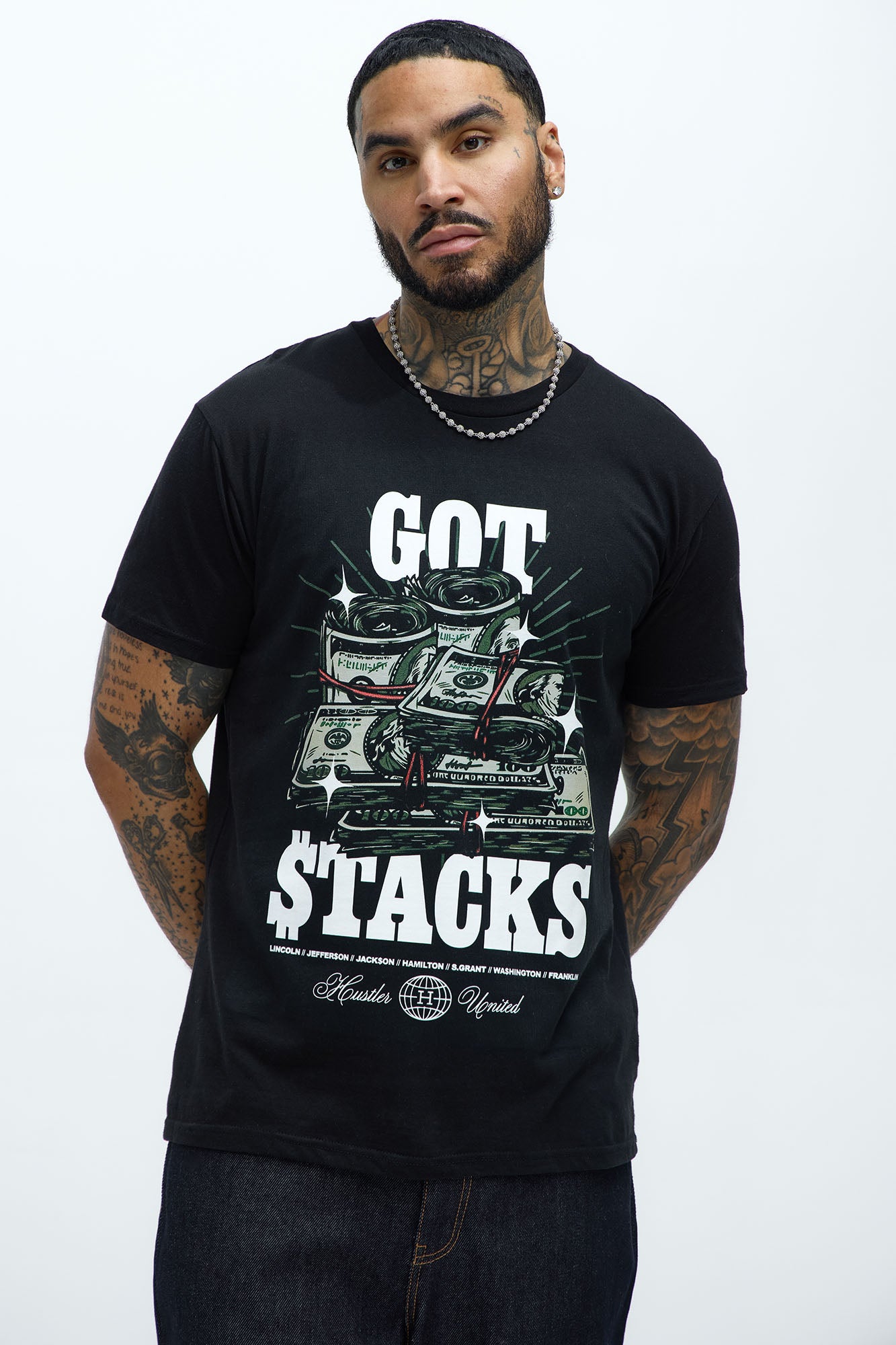 Get Stacks Short Sleeve Tee