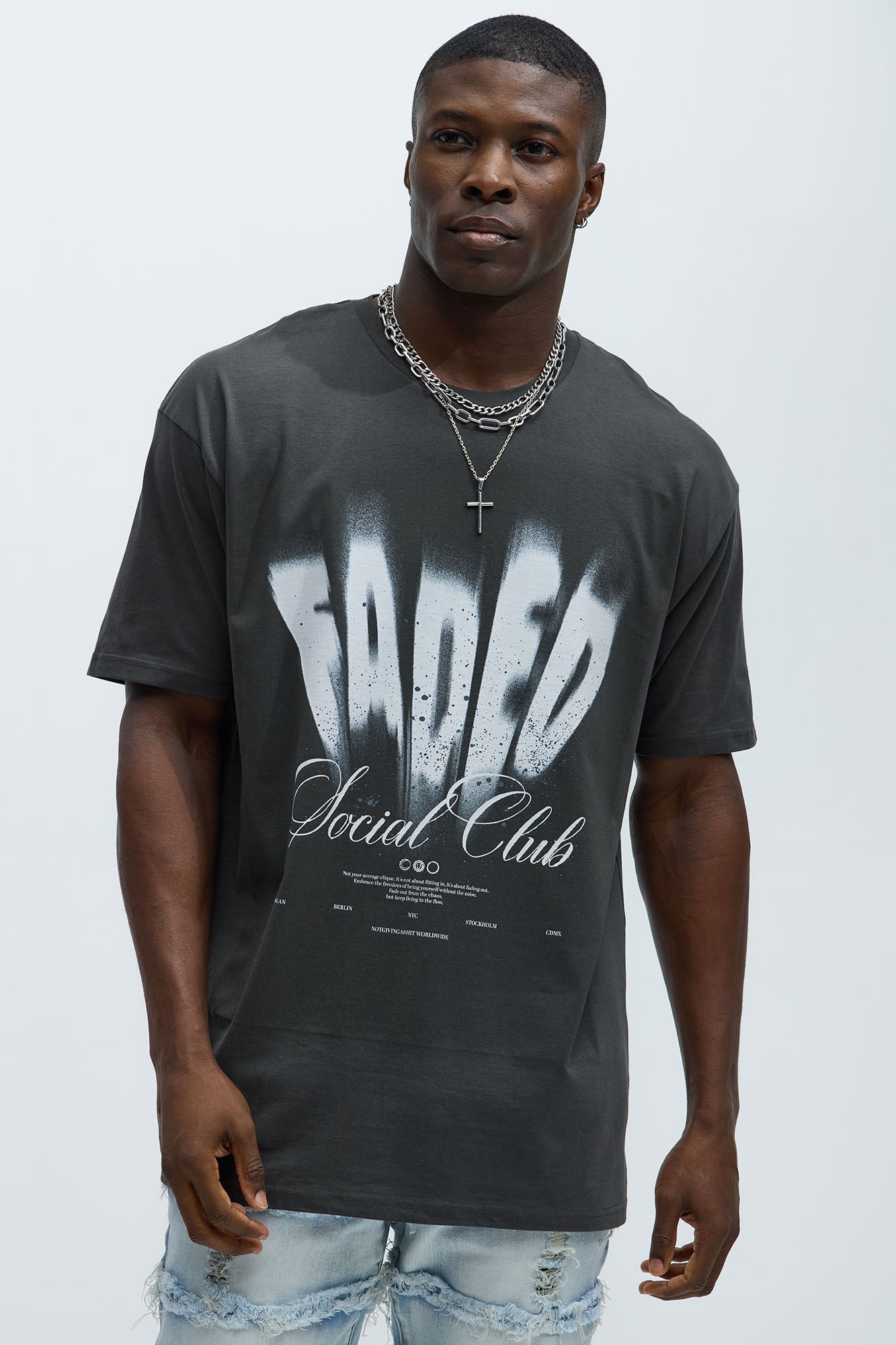 Faded Social Club Short Sleeve Tee