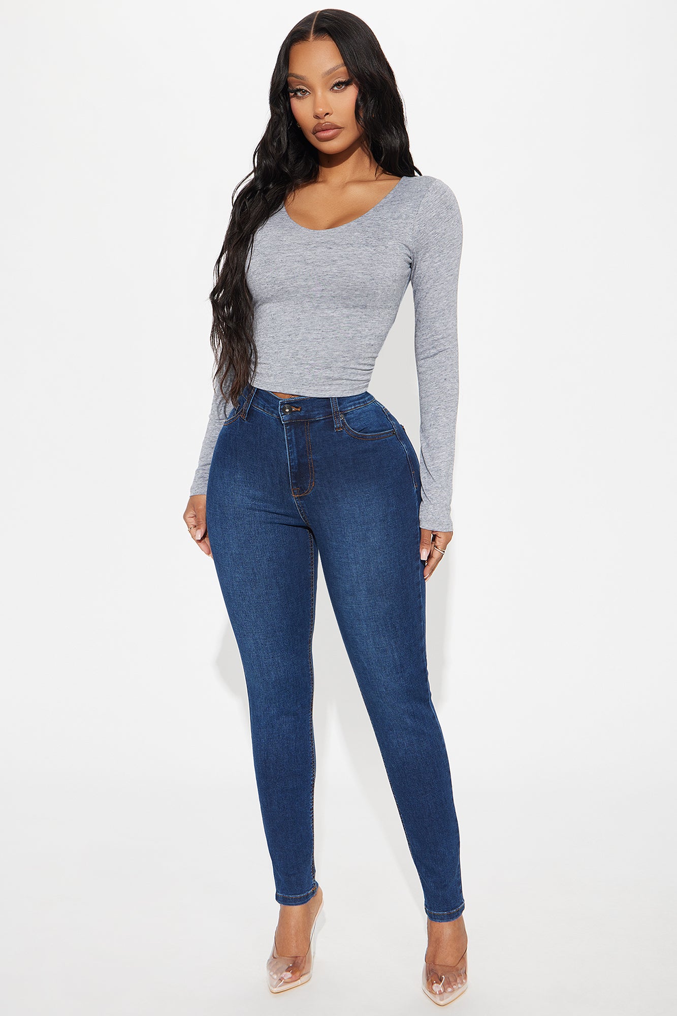 Naydene High Rise Stretch Skinny Jeans
