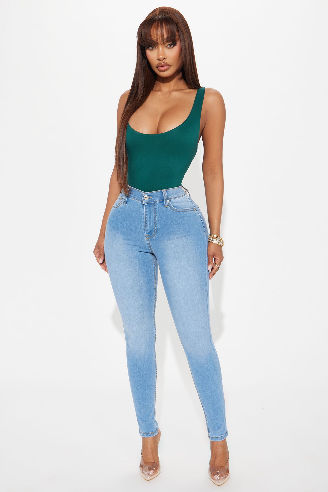 Naydene High Rise Stretch Skinny Jeans