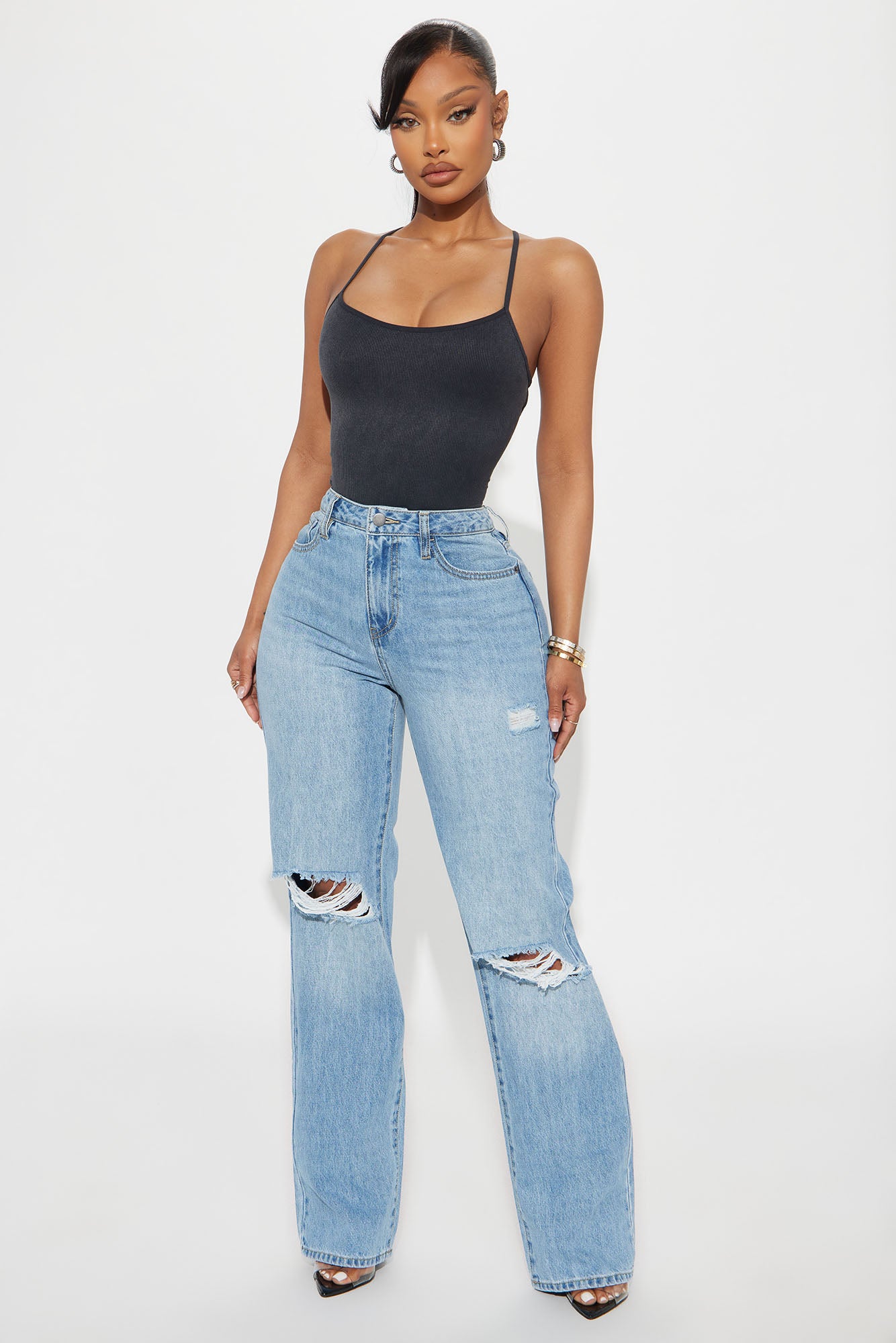 London High Rise Straight Leg Jean