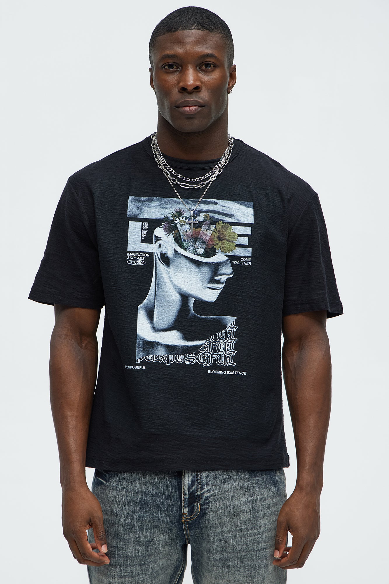 Purposeful Textured Short Sleeve Tee