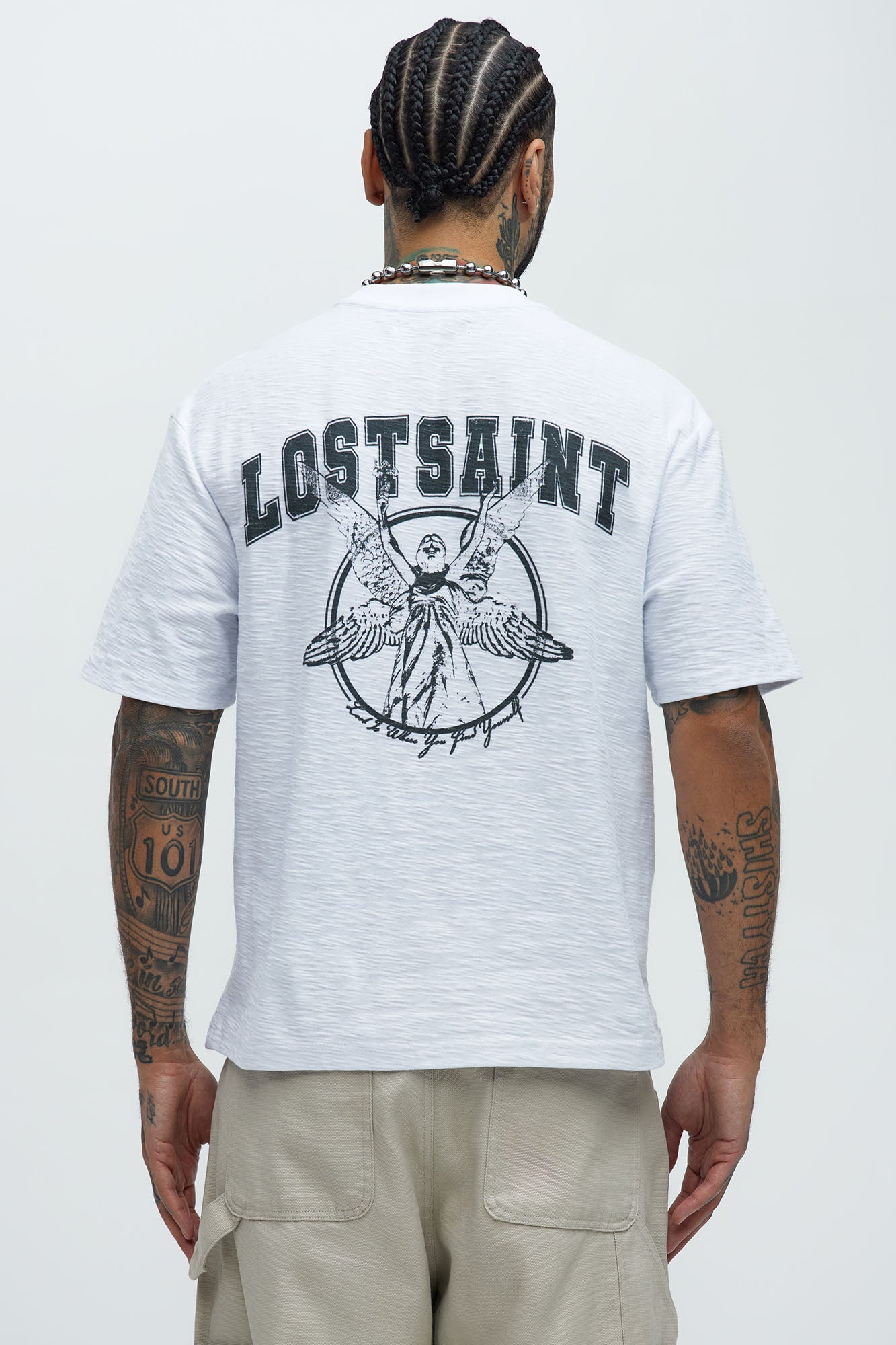 Saints And Sinners Textured Short Sleeve Tee