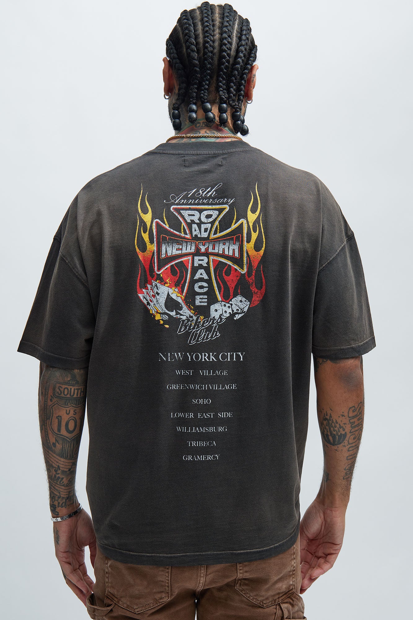 Road Race Oversized Short Sleeve Tee
