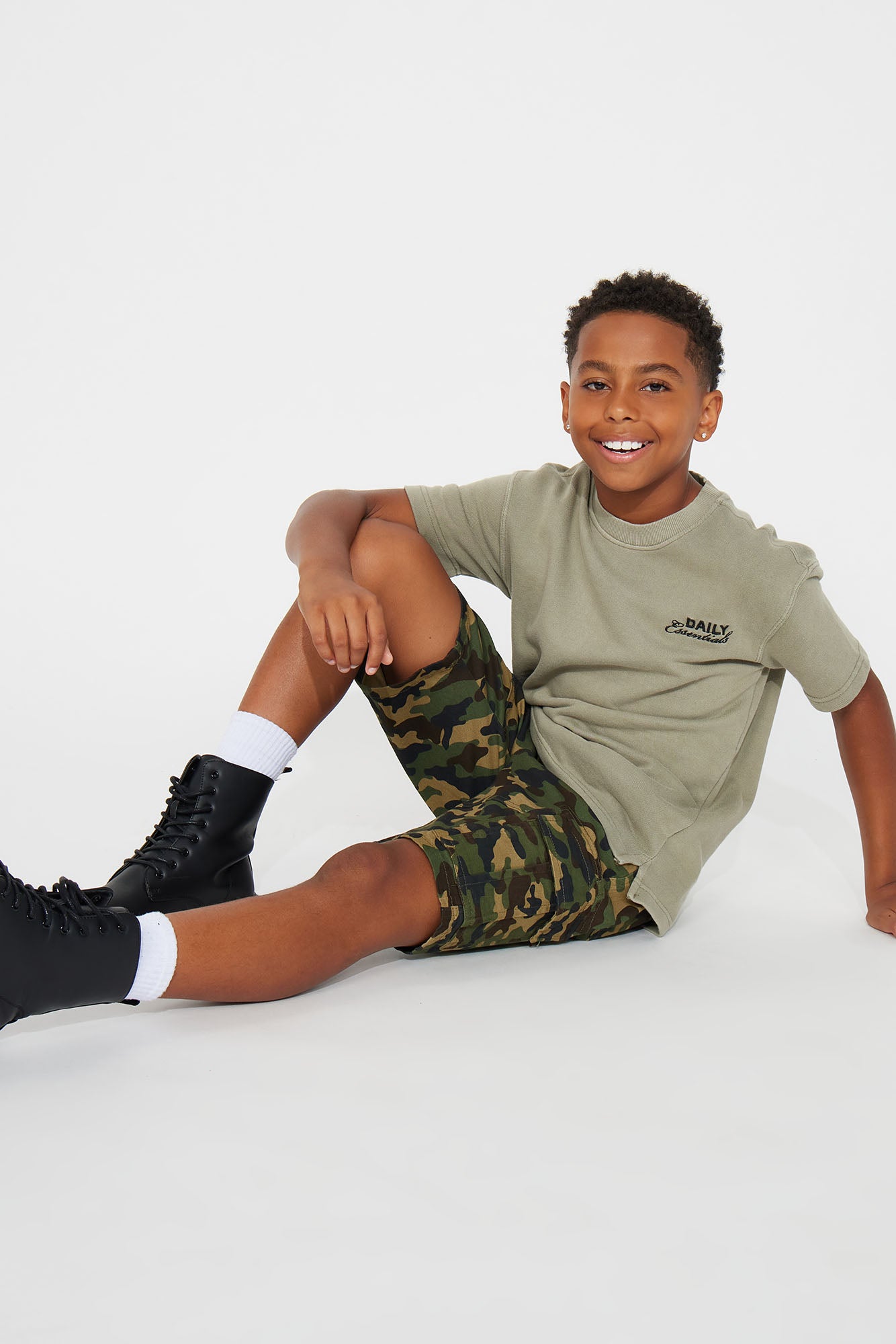 Mini Austin Camo Cargo Shorts