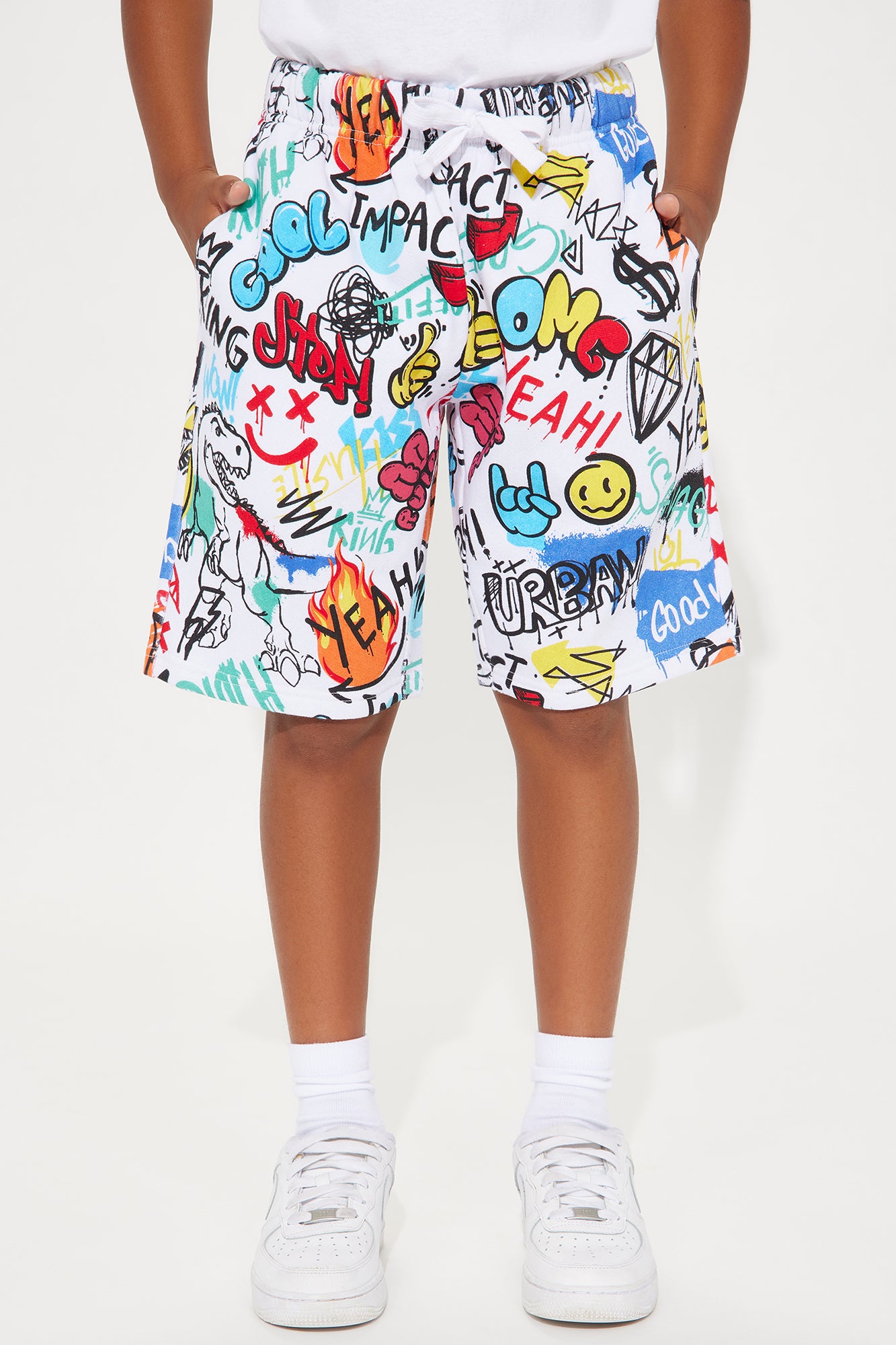 Mini Graffiti Dreams Fleece Shorts
