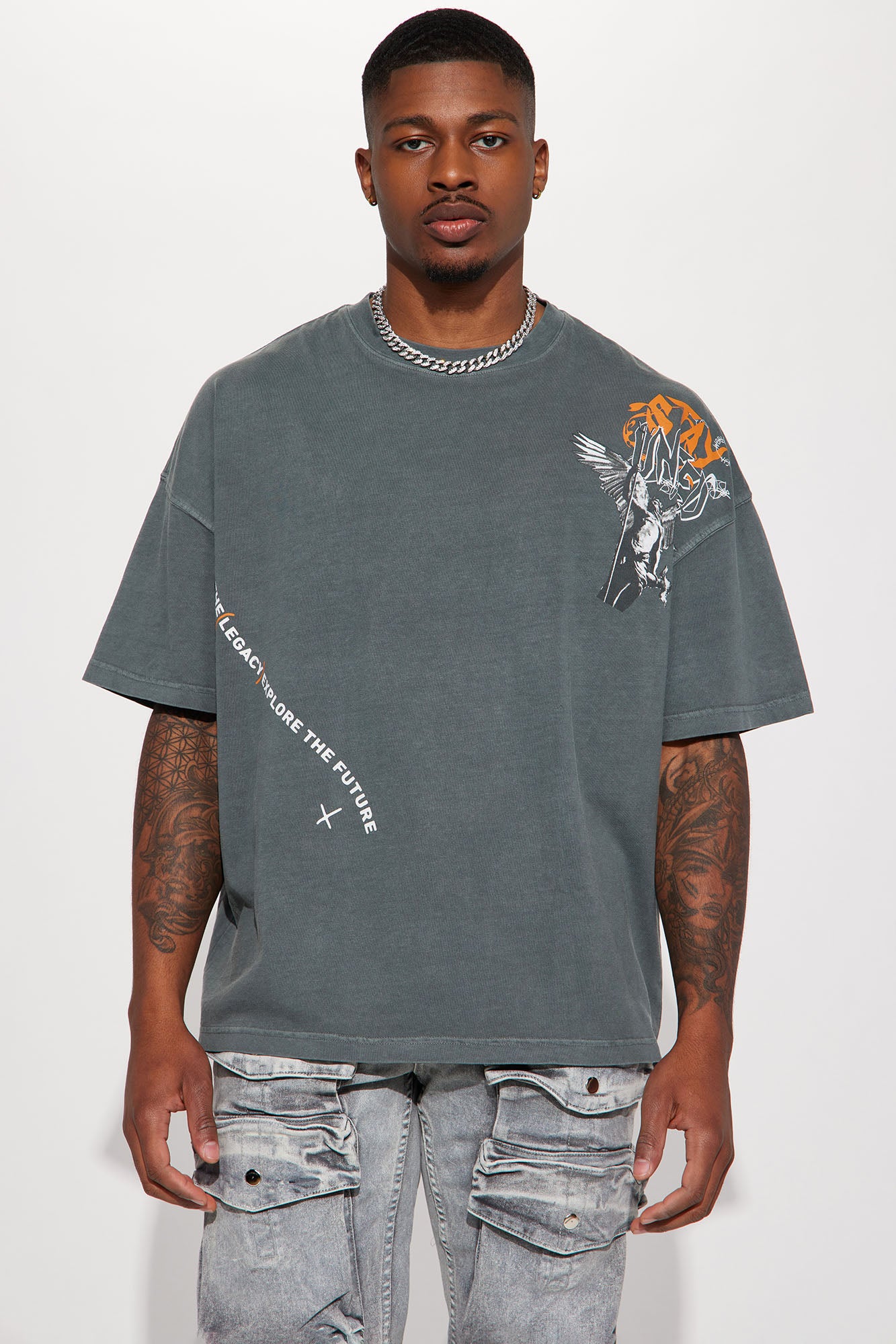 Stay United Oversized Short Sleeve Tee