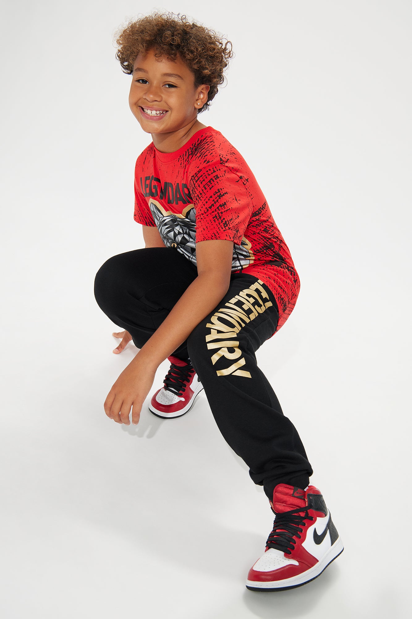 Mini Legendary Tiger Fleece Jogger Set