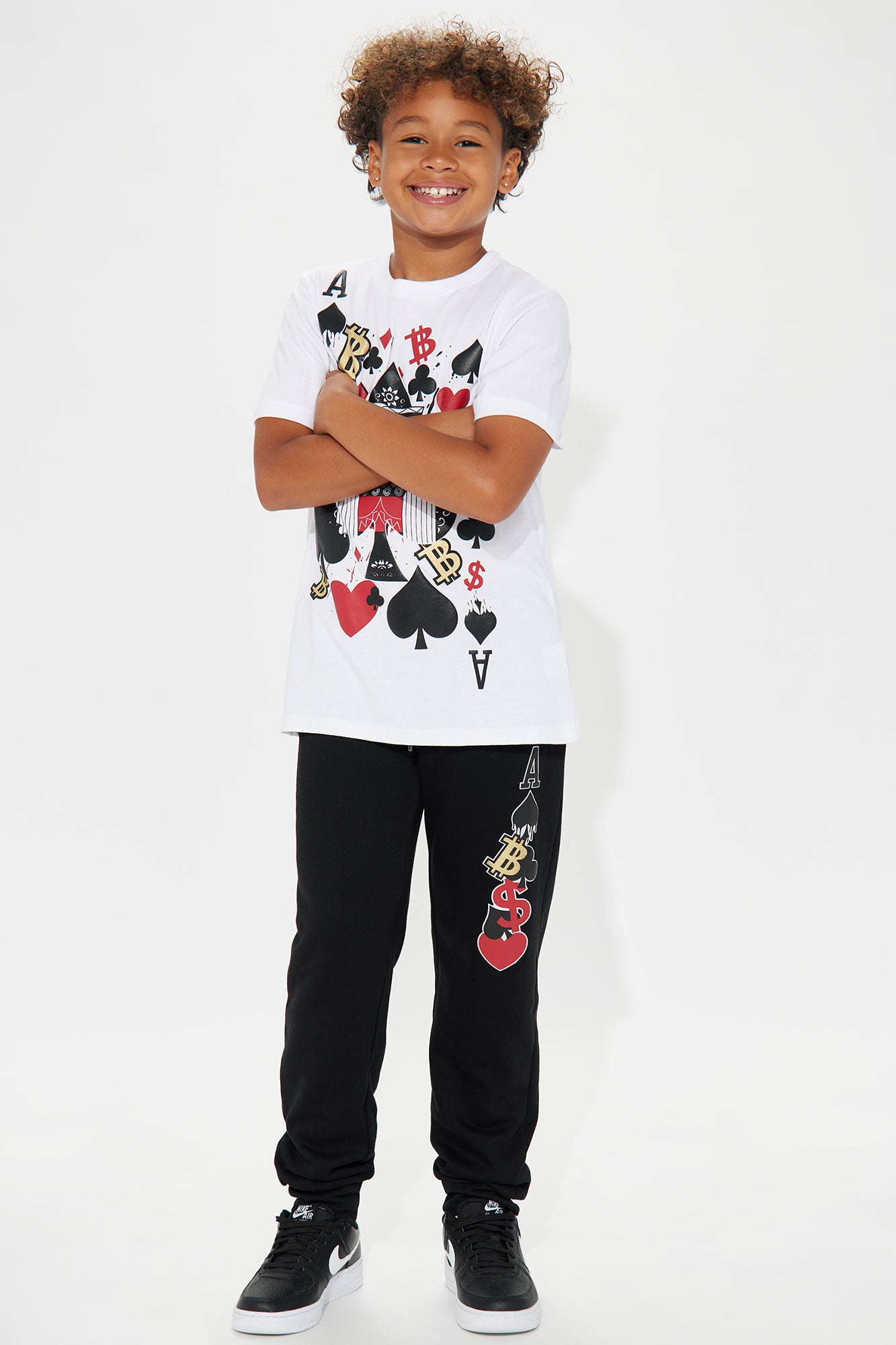 Mini Ace Bear Fleece Jogger Set