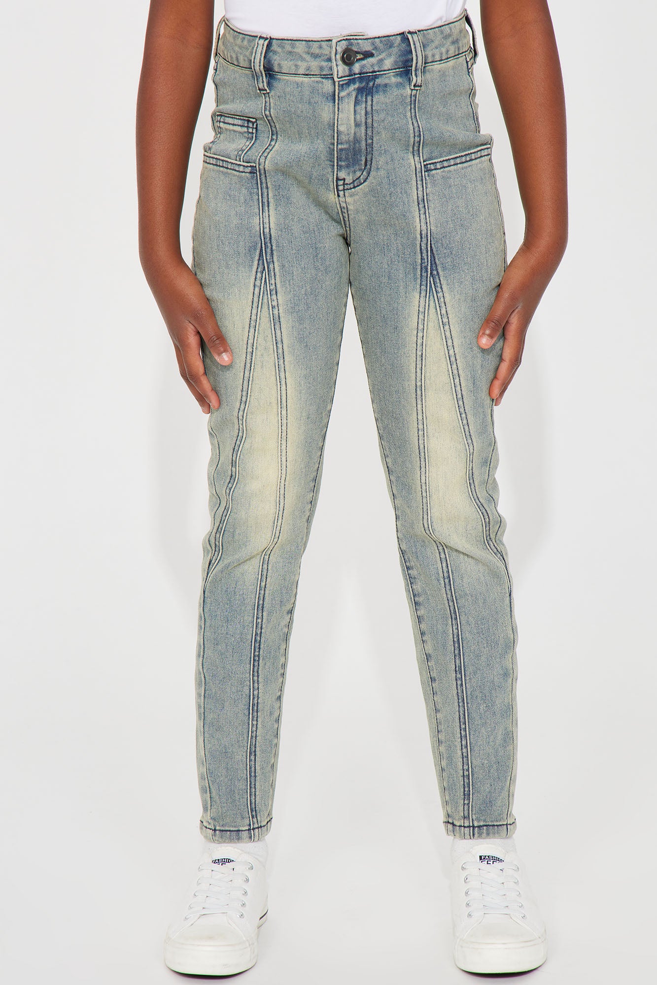 Mini Moto Mayhem Mid Rise Stretch Skinny Jeans
