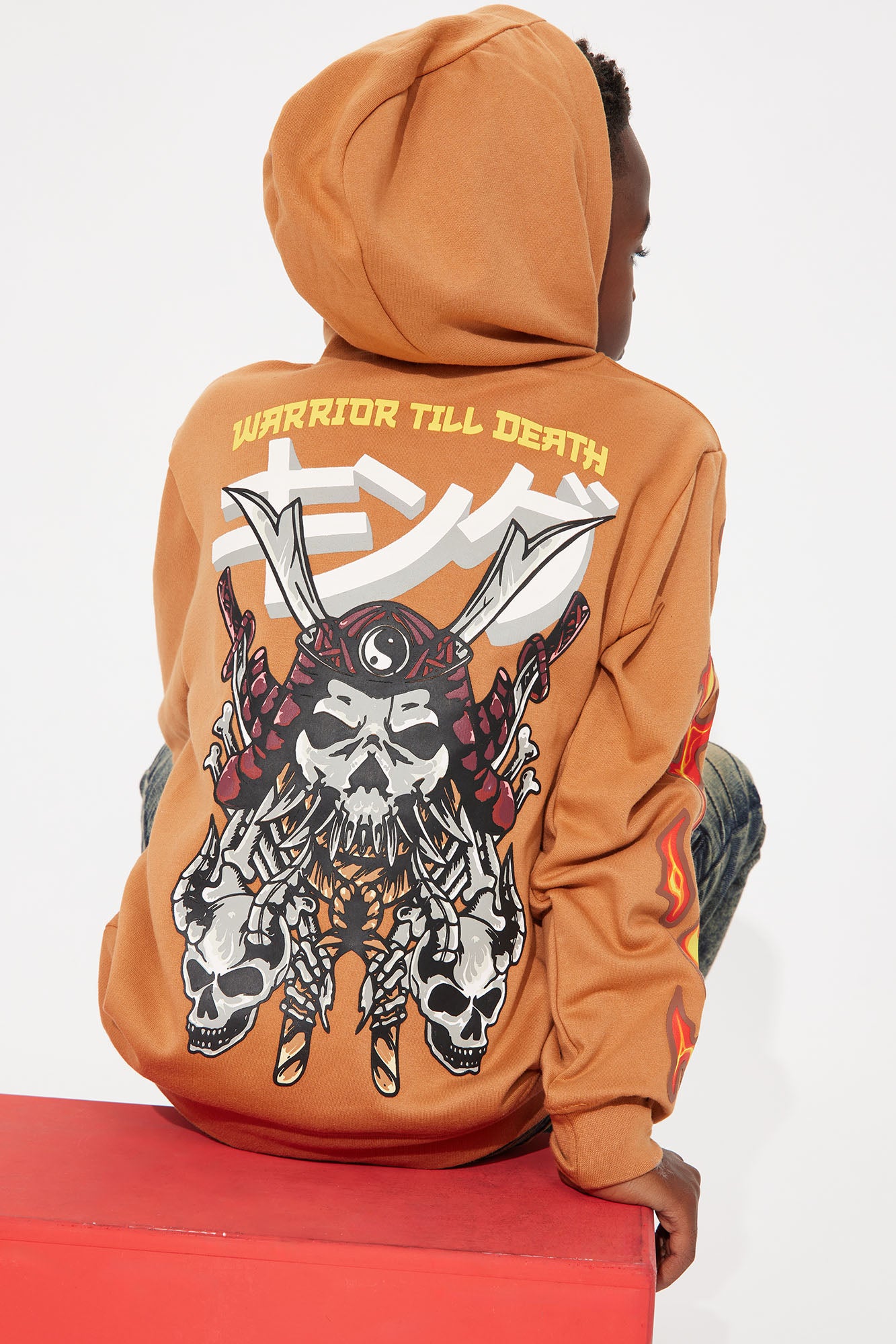 Mini Warrior Till Death Fleece Hoodie