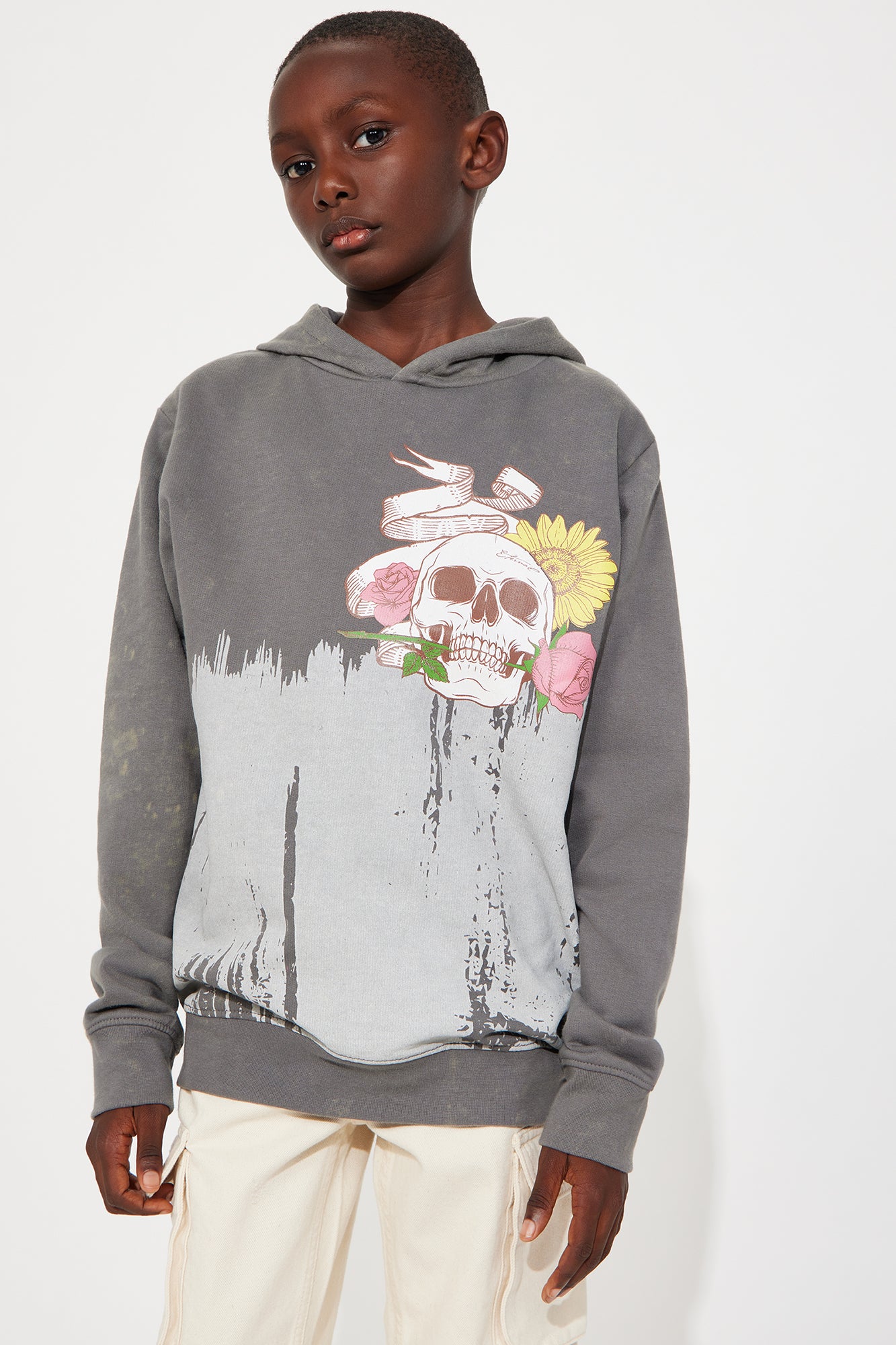 Mini Eternally Blossoming Fleece Pullover Hoodie
