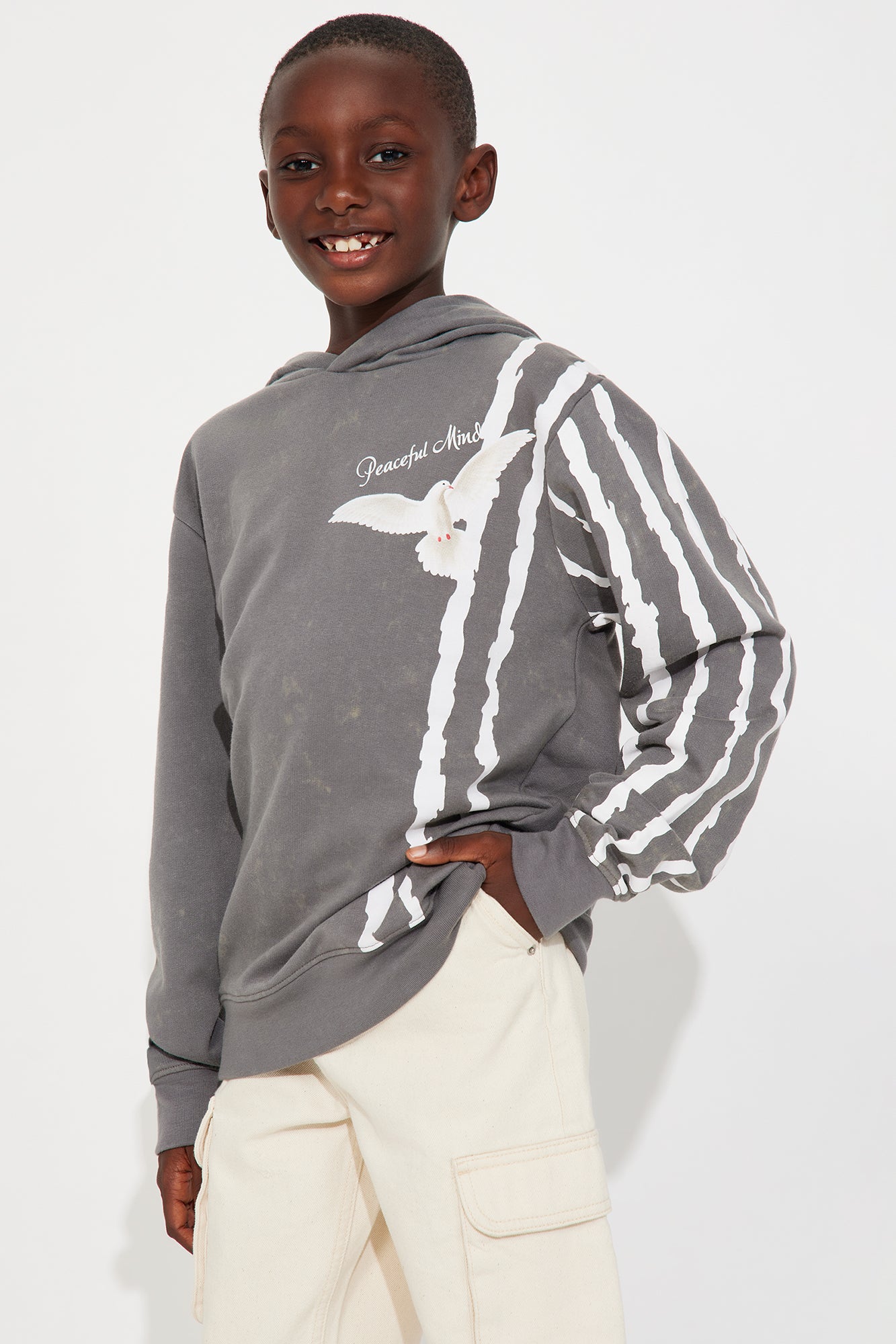 Mini Peaceful Mind Fleece Pullover Hoodie