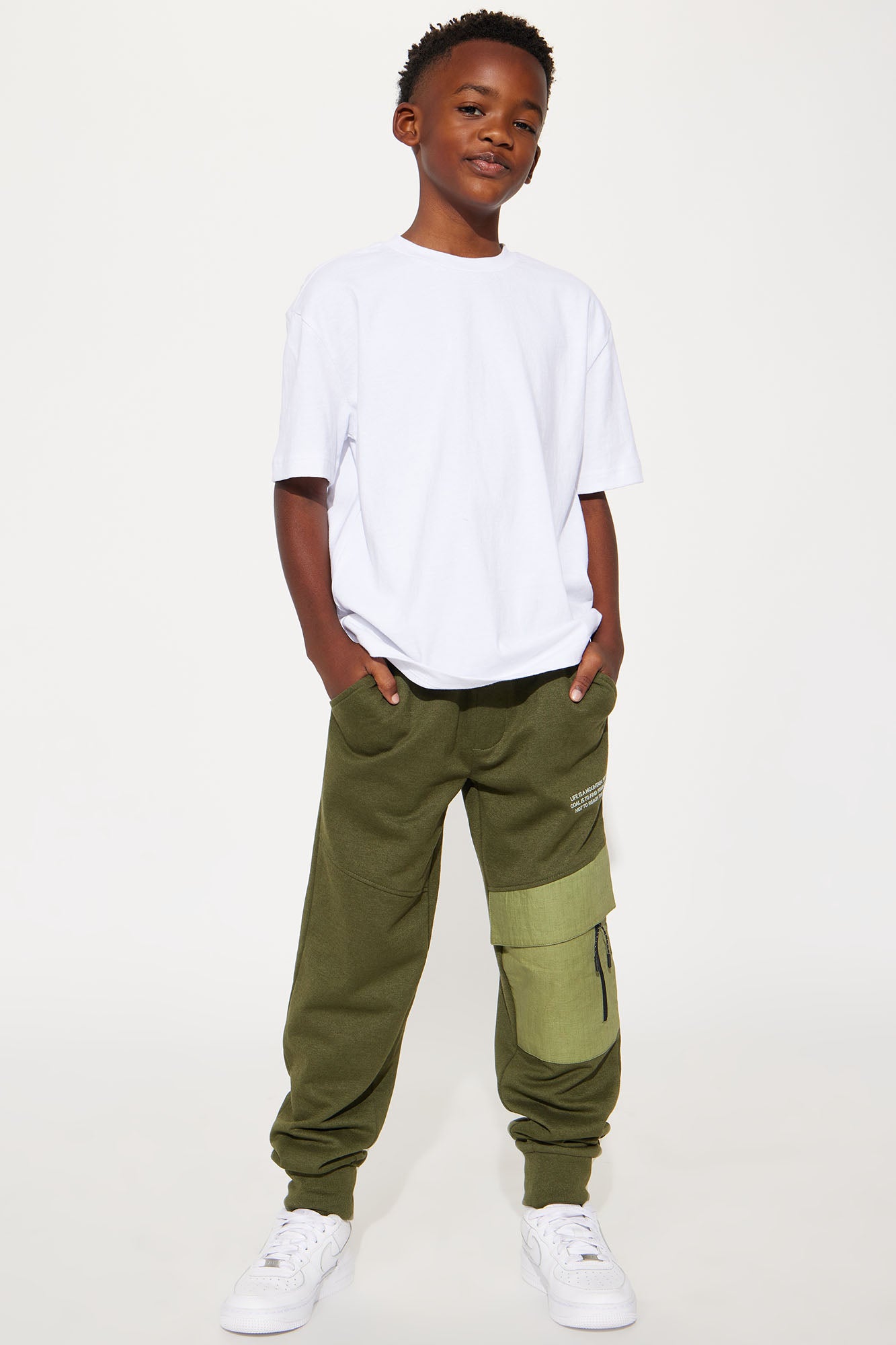 Mini Around The World Fleece Jogger Pant