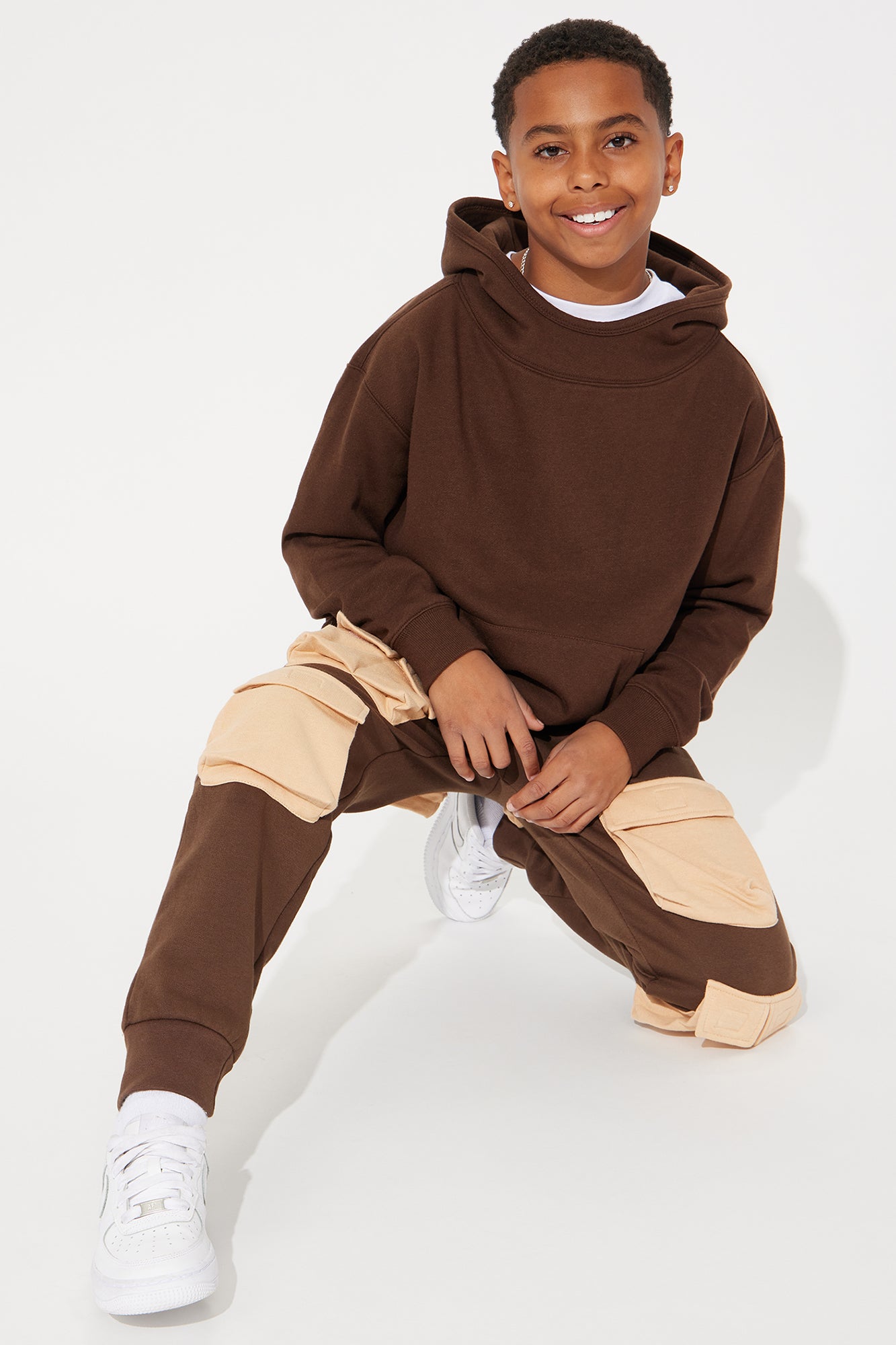 Mini On An Adventure Fleece  Cargo Jogger Pant