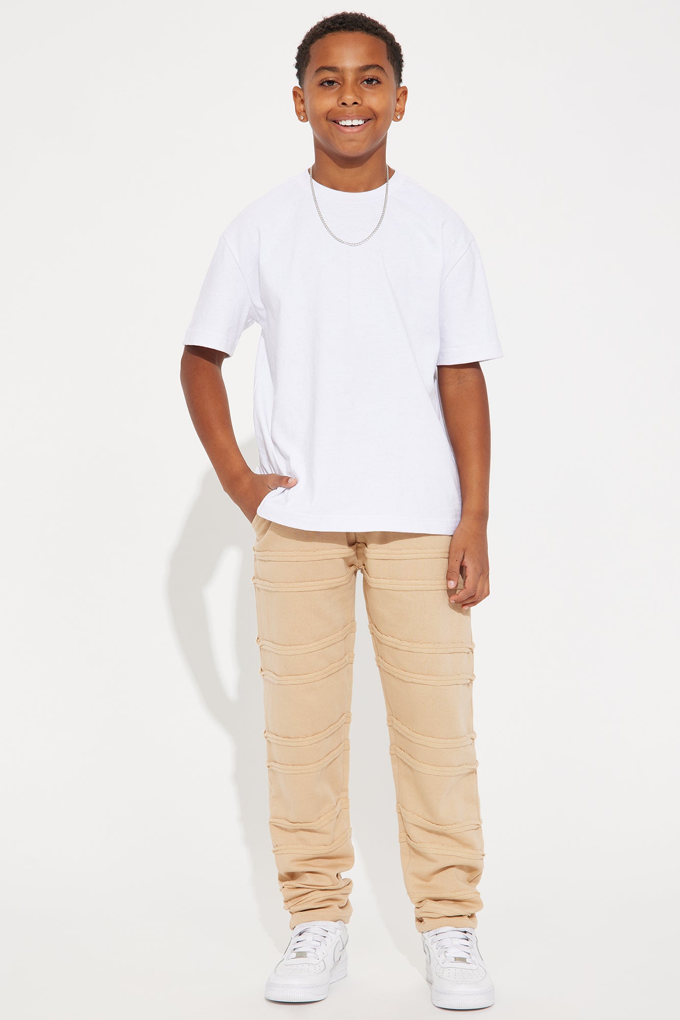 Mini Relax With You Fleece Straight Leg Pant