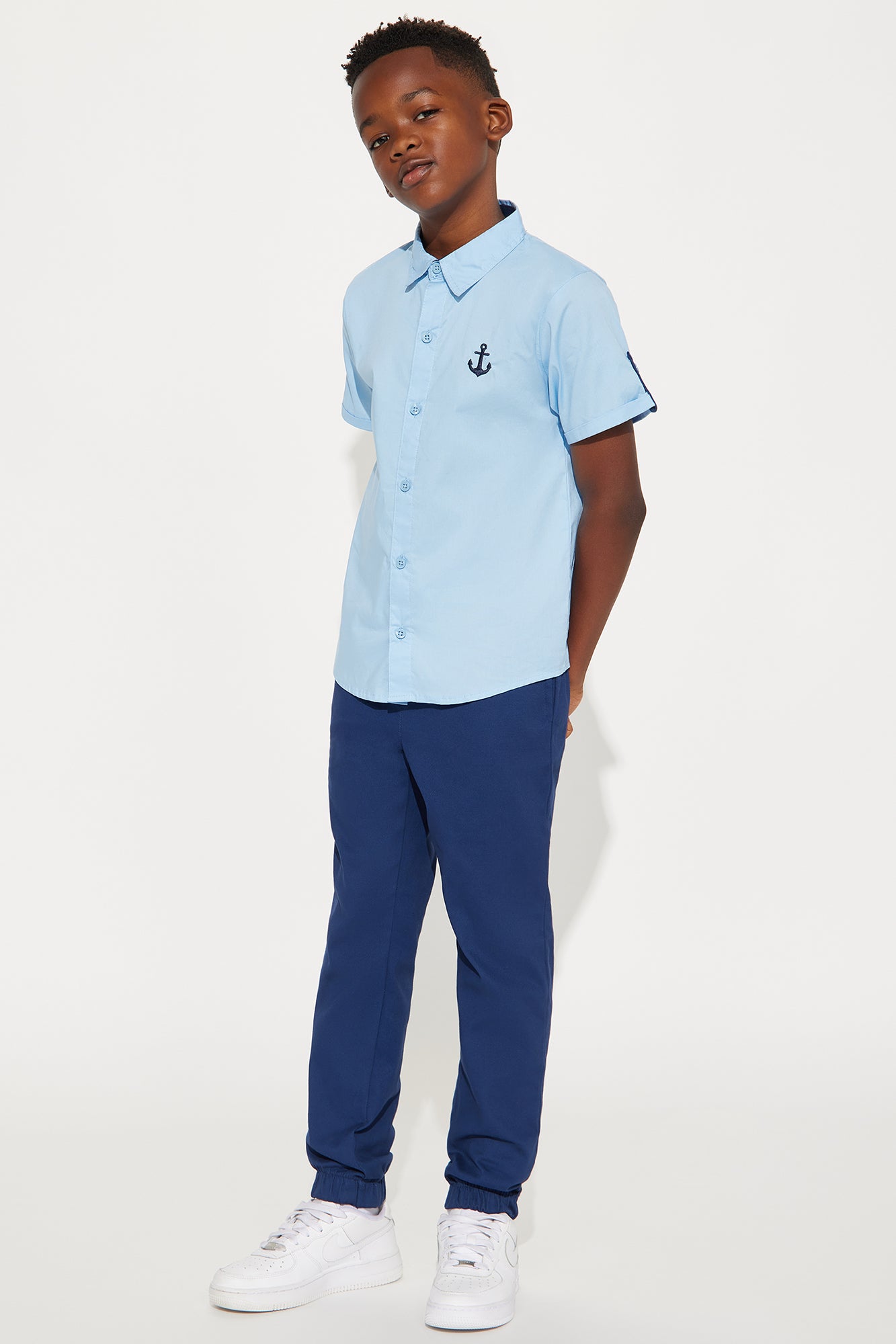 Mini Lawrence Nautical Jogger Pant Set