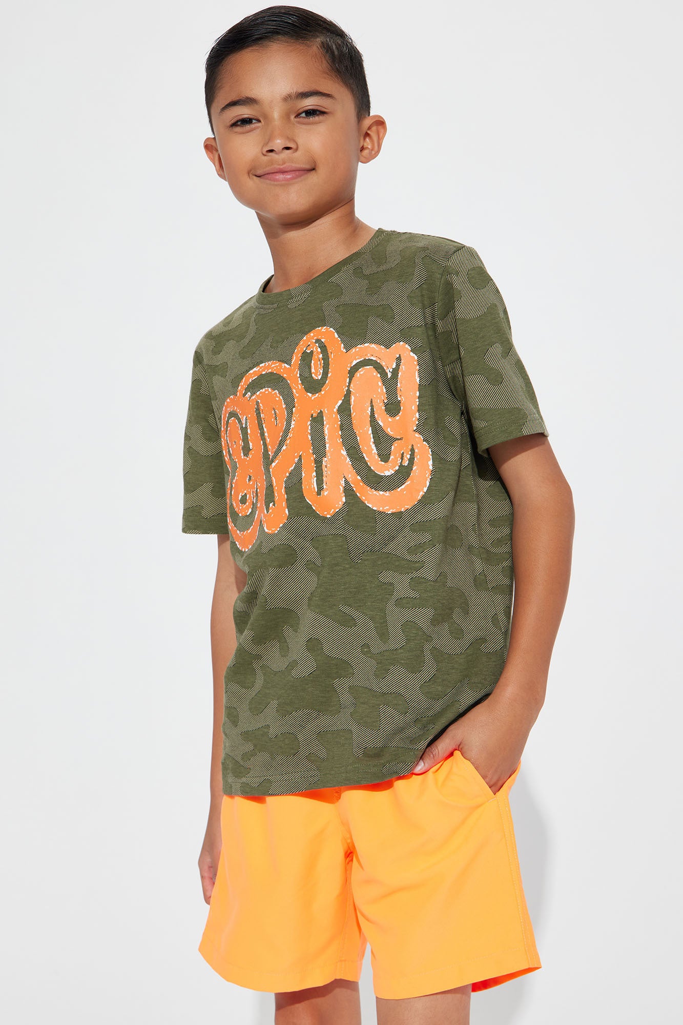 Mini Epic Camo Short Sleeve Tee