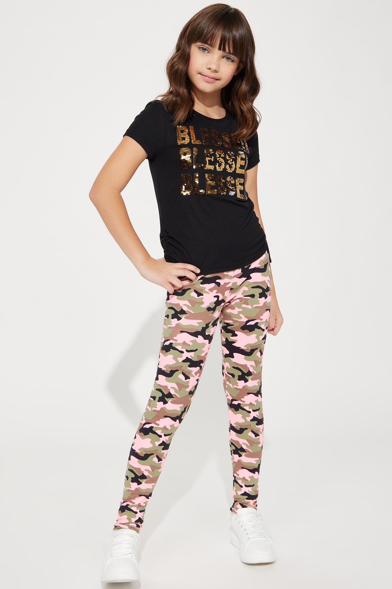 Mini Sharing My Blessing Legging Set