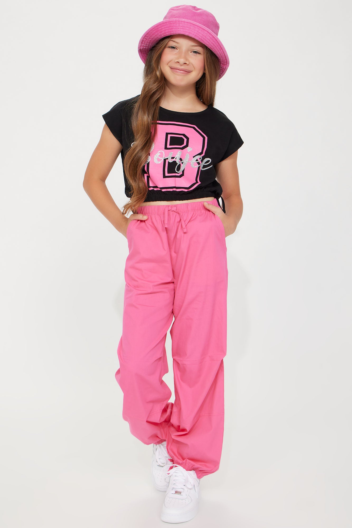 Mini Hard To Get By Parachute Pant Set
