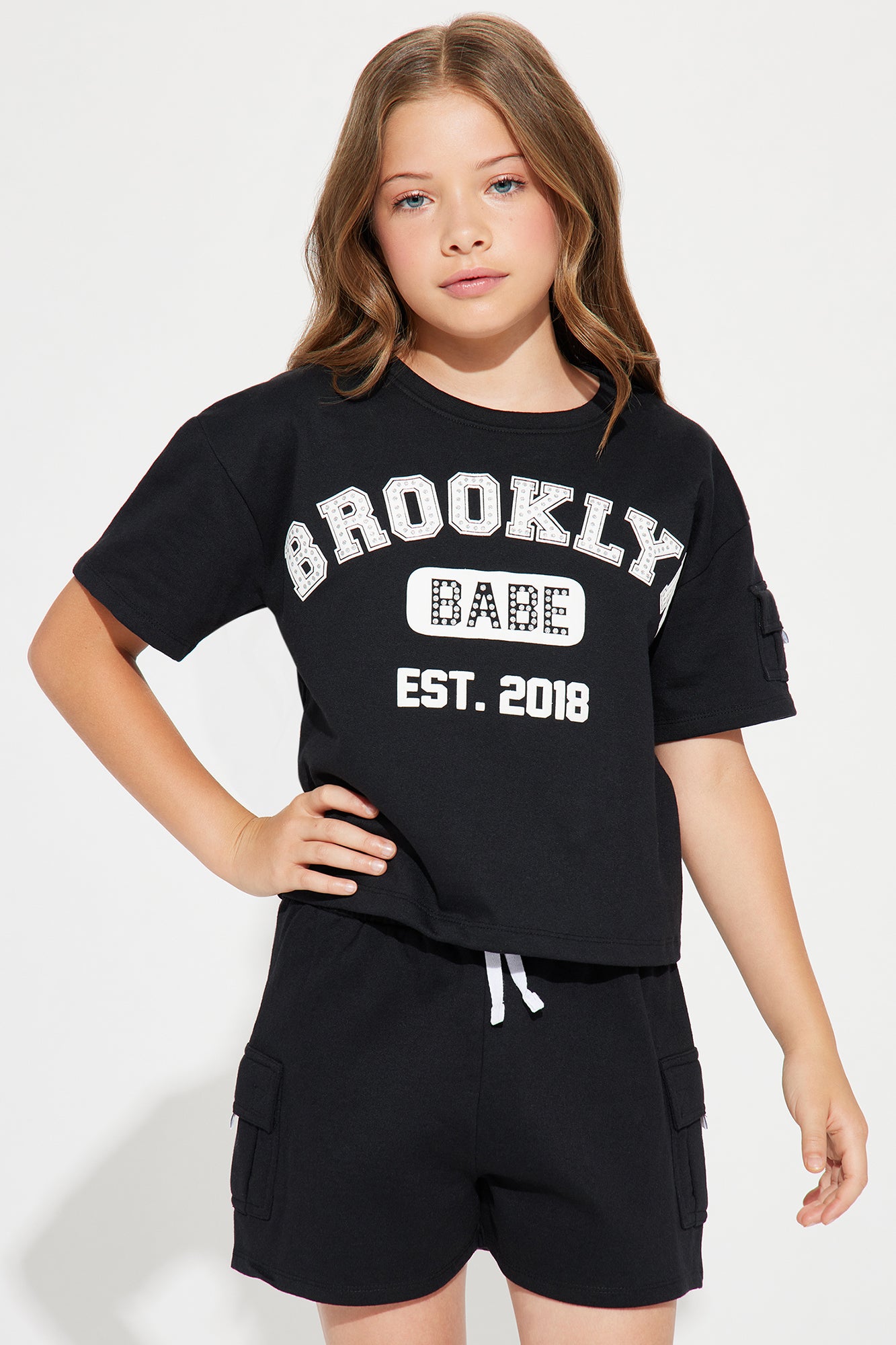 Mini Brooklyn Bebe Fleece Short Set