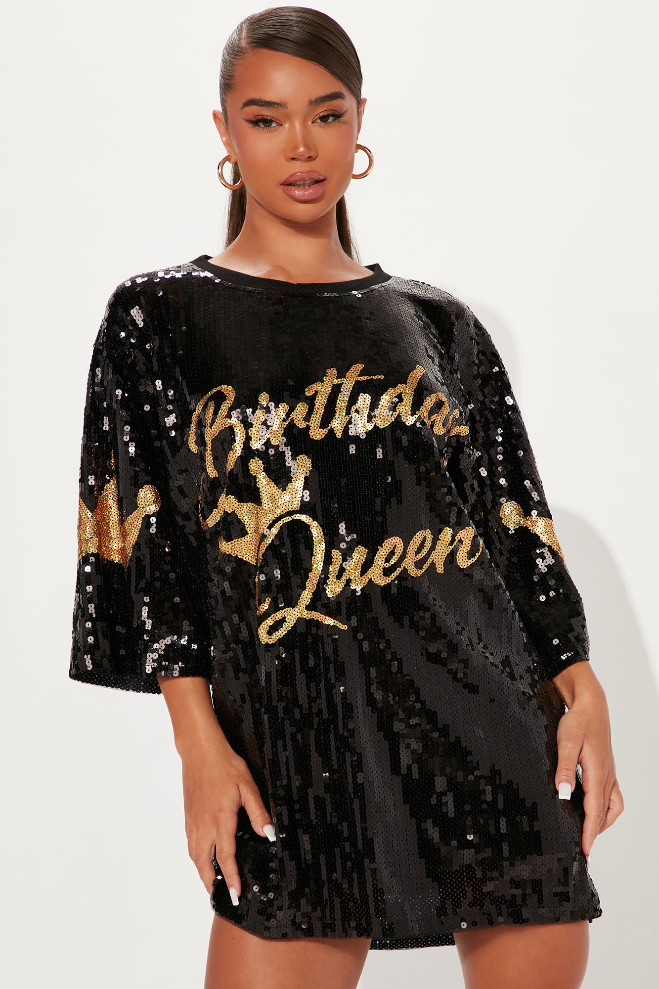 Birthday Queen Sequin Tunic